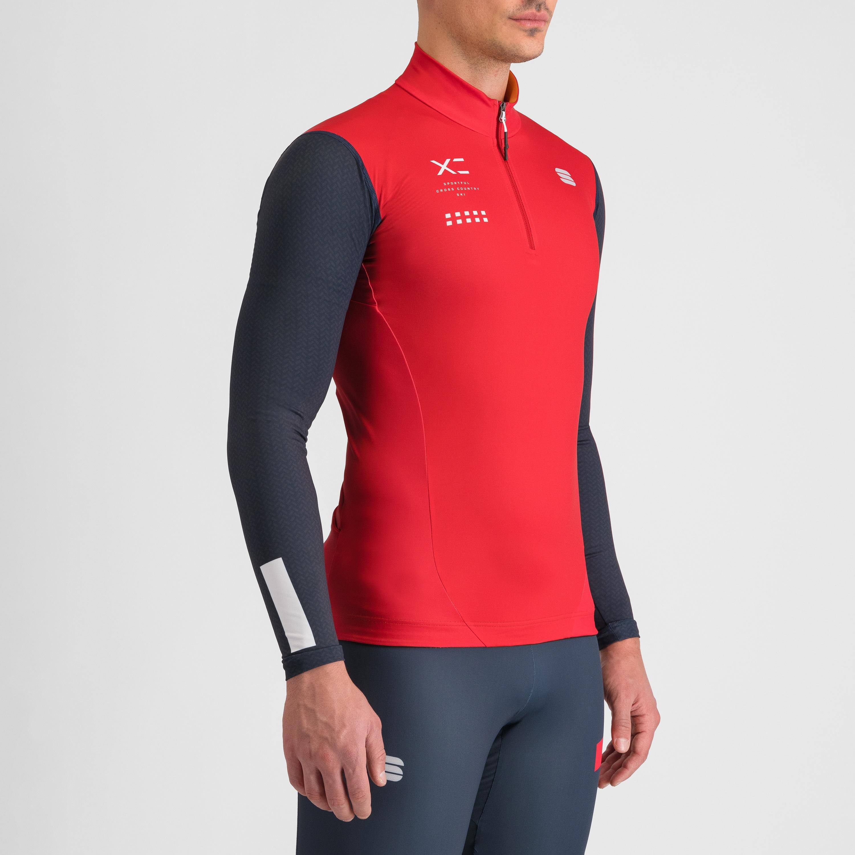 Squadra jersey - tango red/galaxy blue - sportful