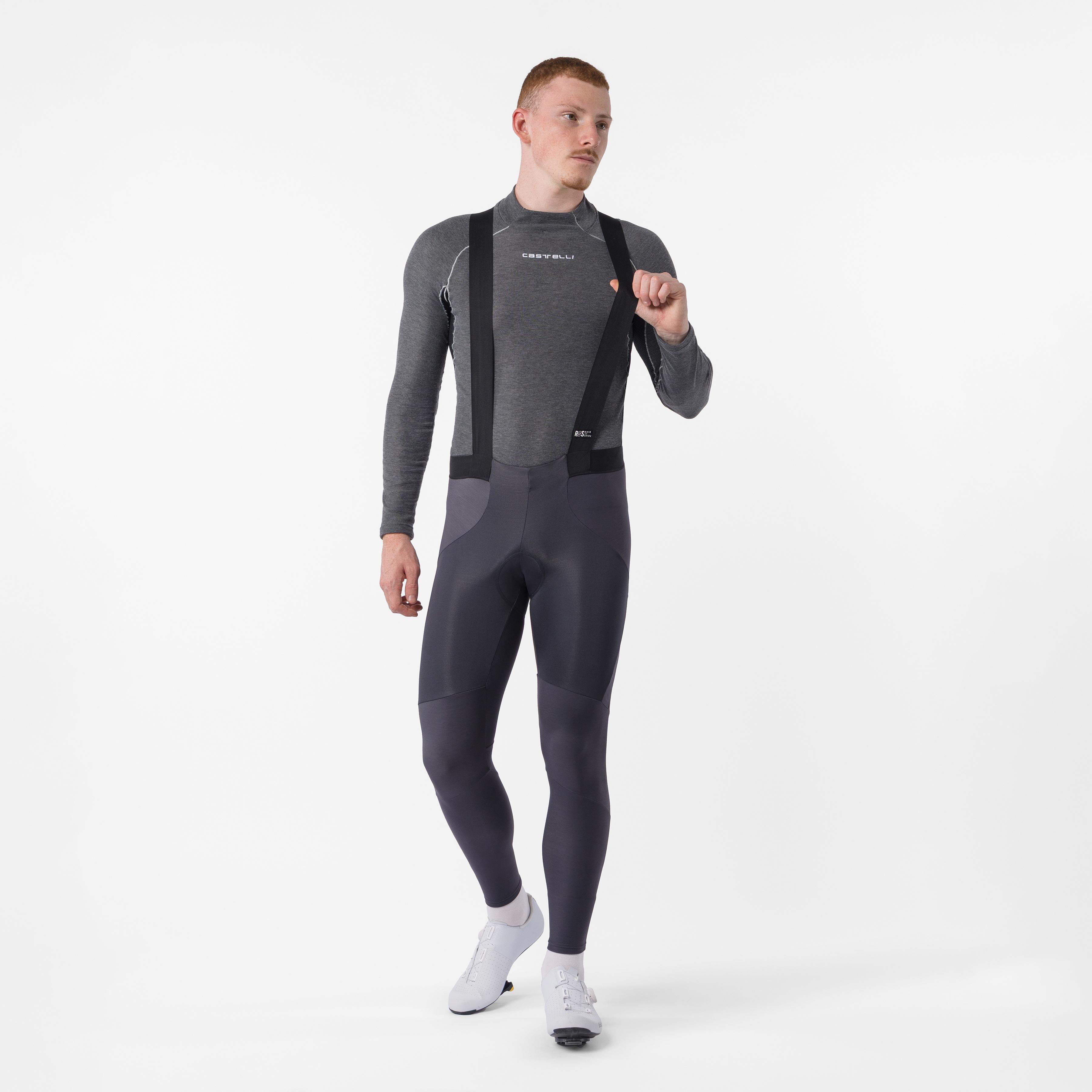 Sorpasso ros bibtight - dark gray - castelli