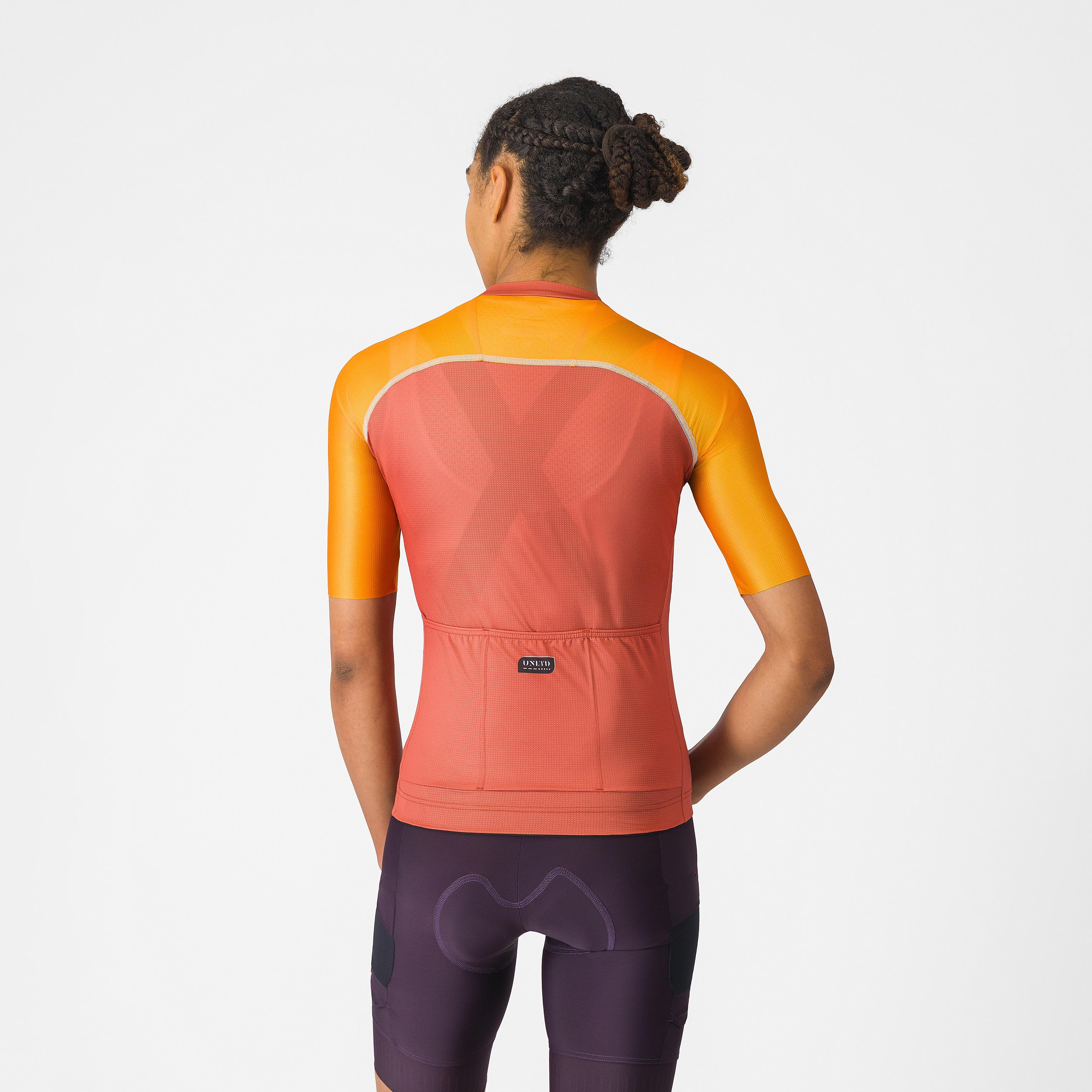 Unlimited 2 w jersey - paprika/vivid orange-winter sk - castelli