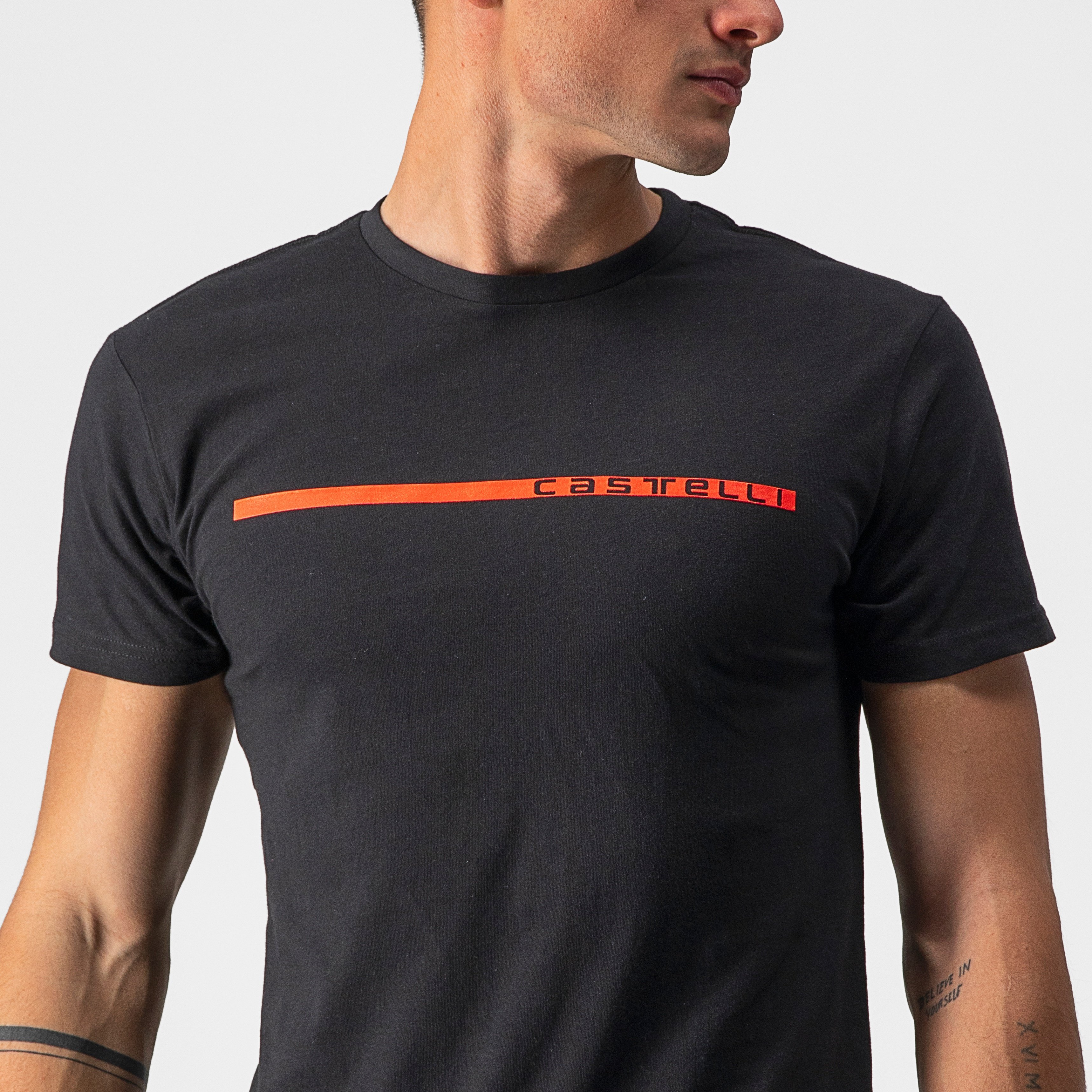 Ventaglio tee - black/red - castelli