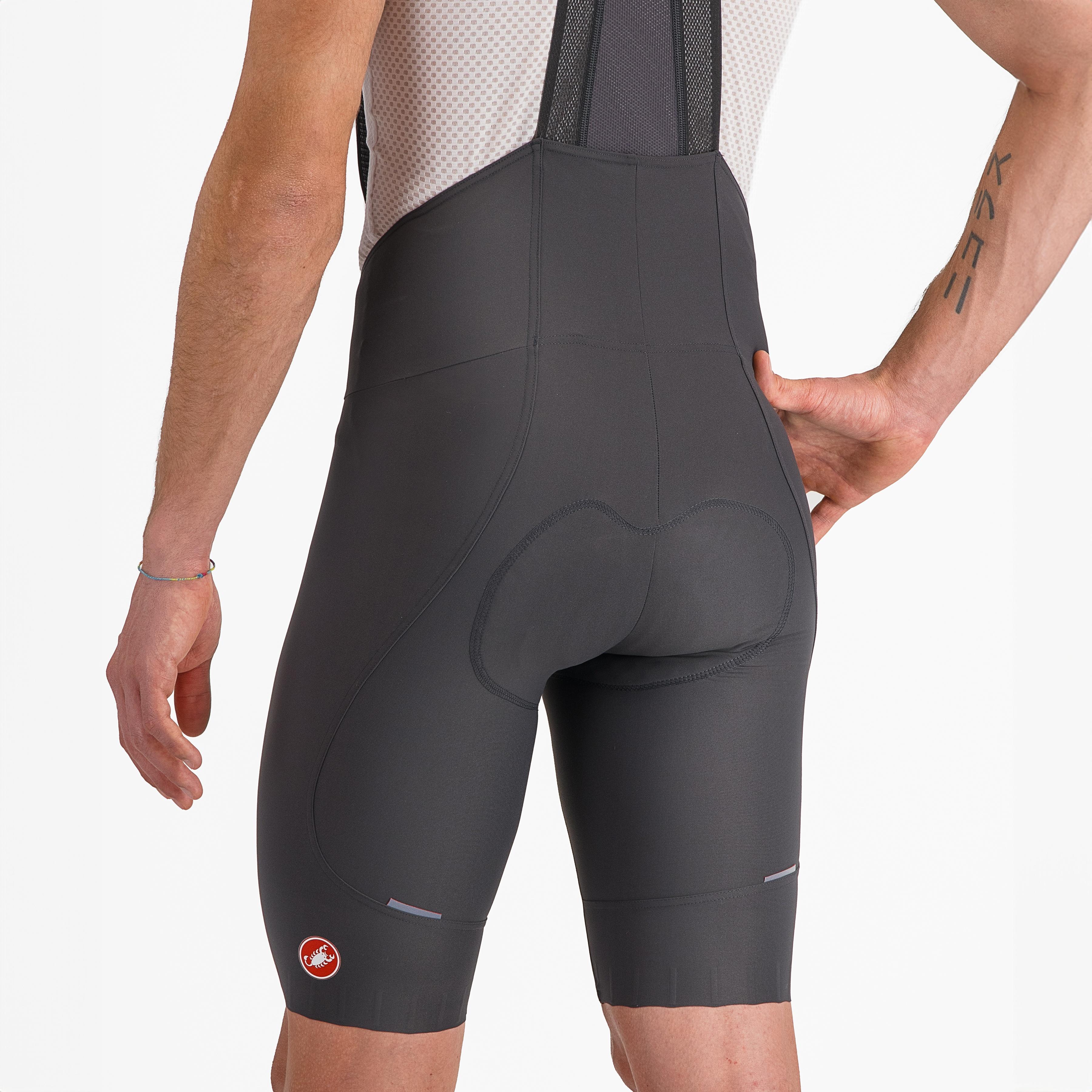 #giro trofeo bibshort - dark gray - castelli