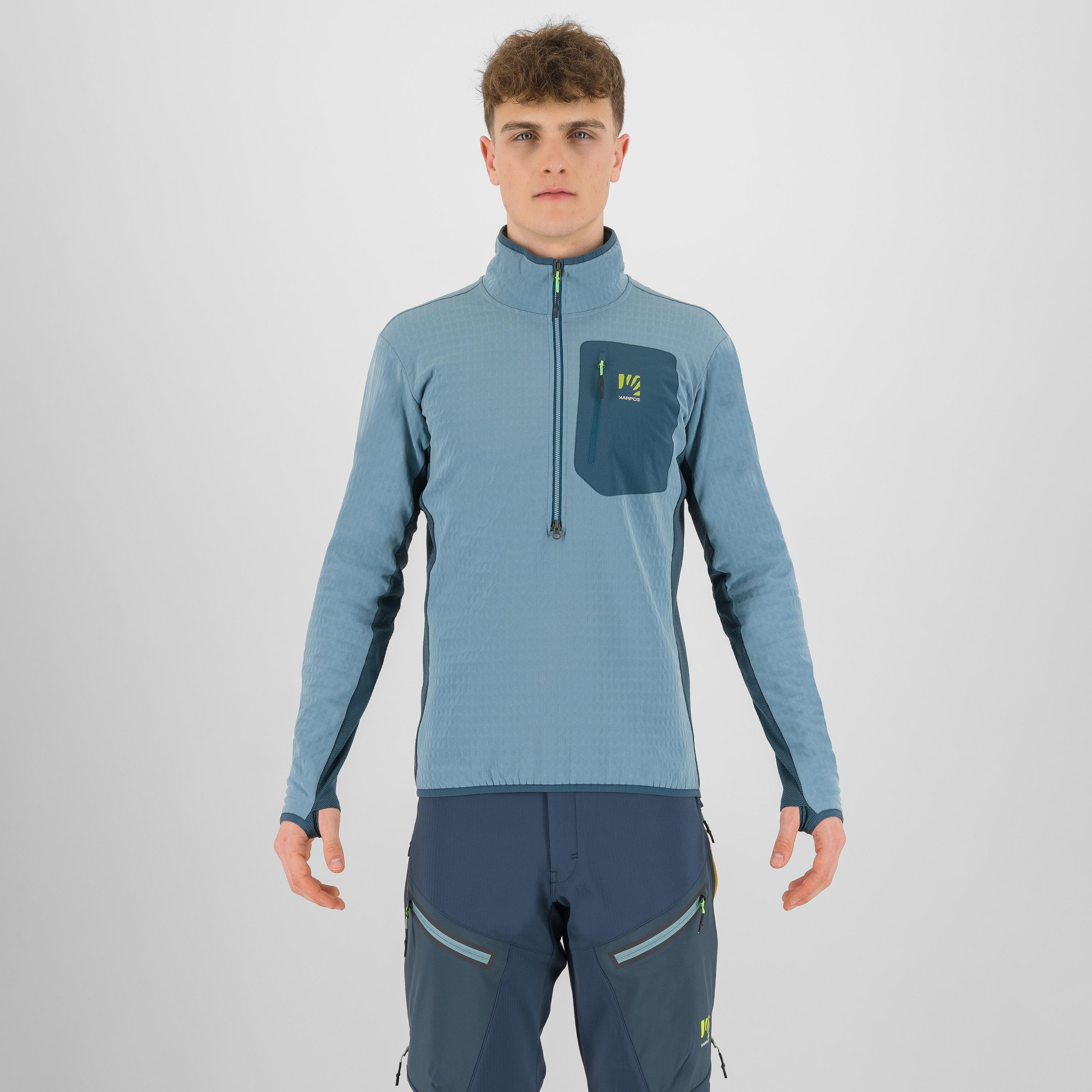 Marmolada fleece anorak - smoke stargazer - karpos