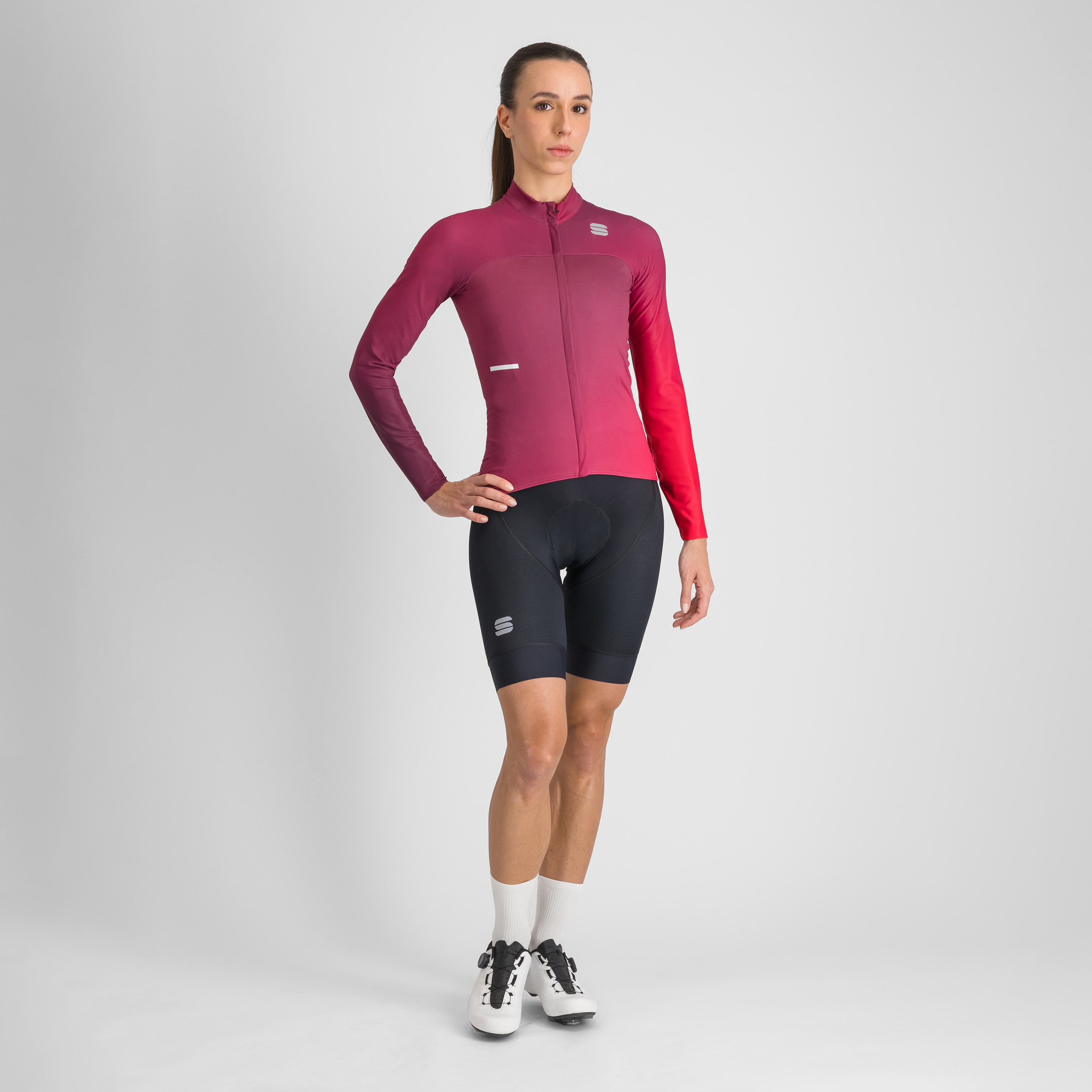 Bodyfit pro w thermal jersey - rasperry violet - sportful