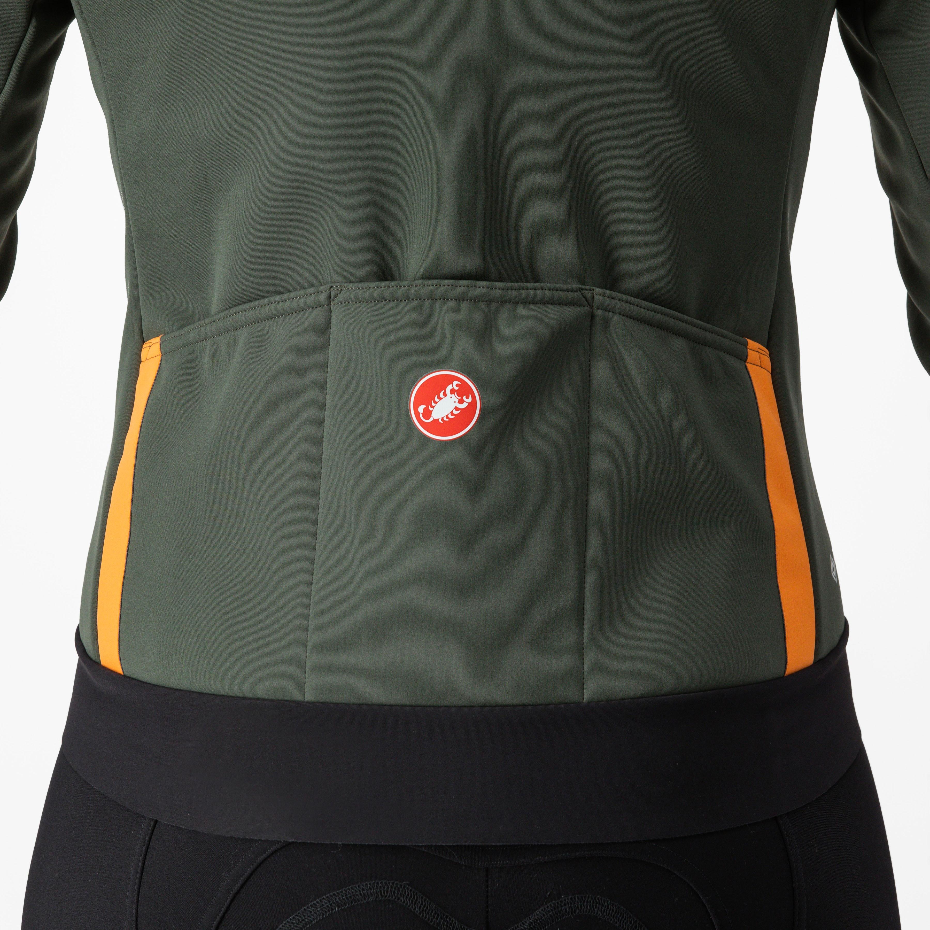 Dinamica 2 jacket - military green/melon - castelli