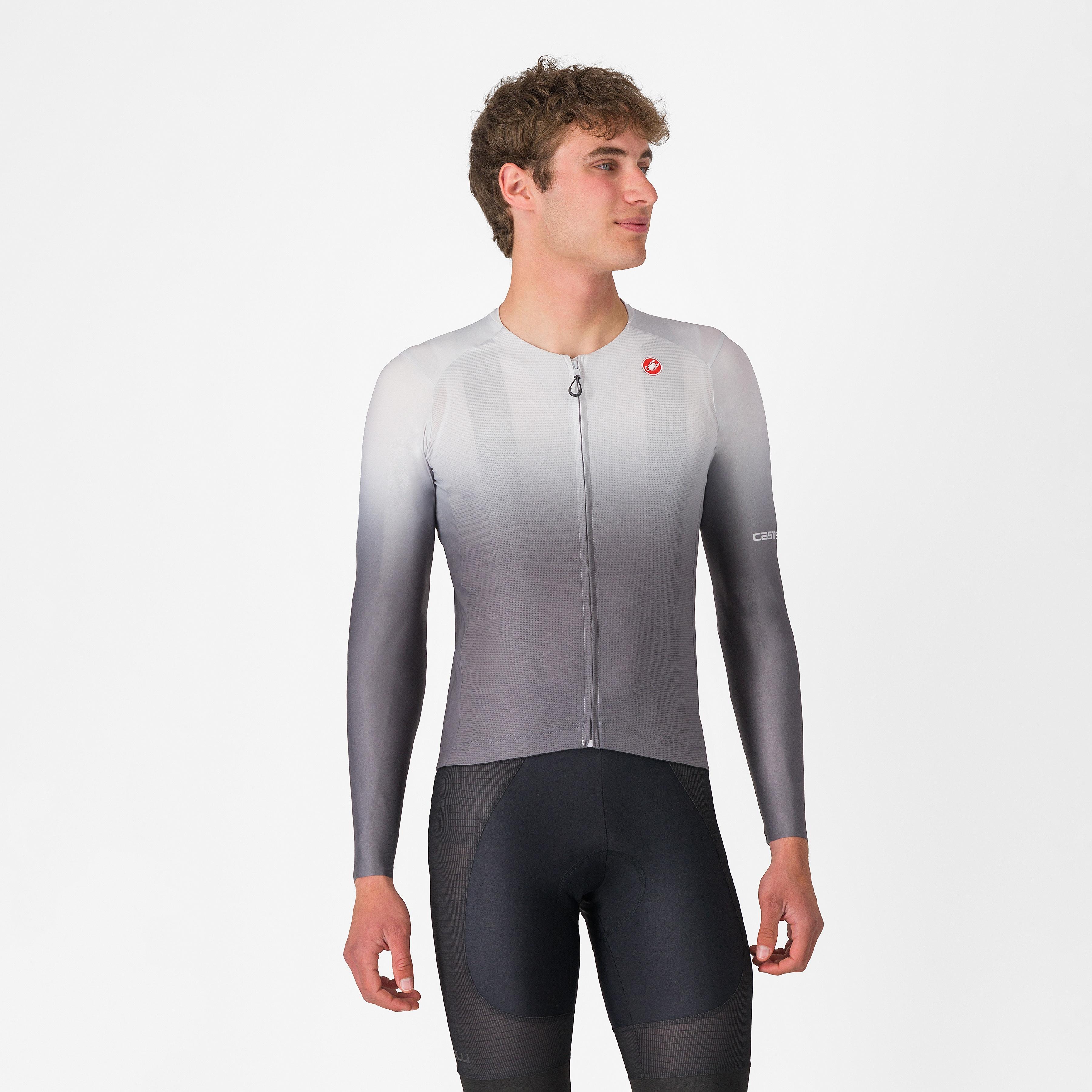 Upf long sleeve jersey - silver gray - castelli