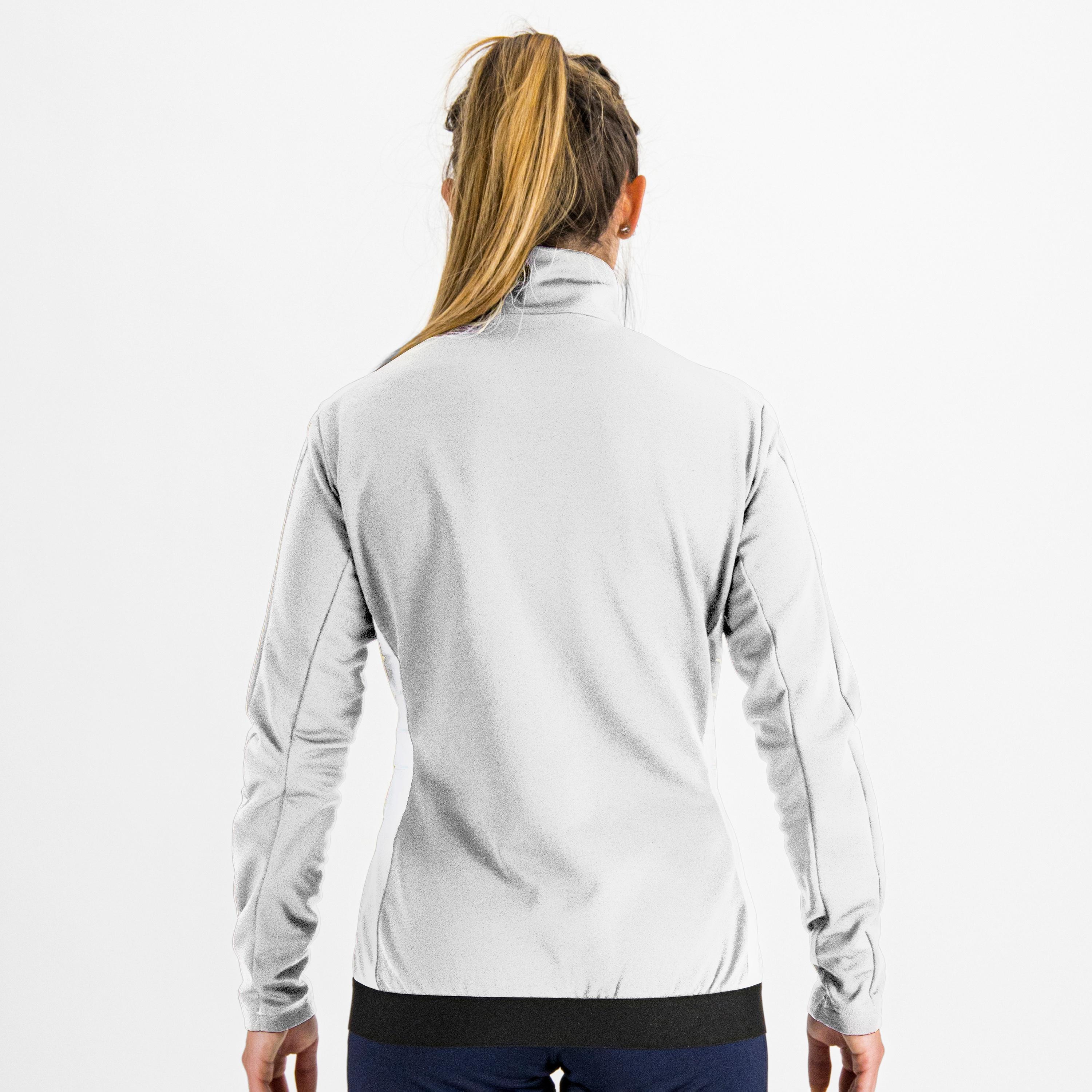 Squadra w jacket - bright white steel grey - sportful