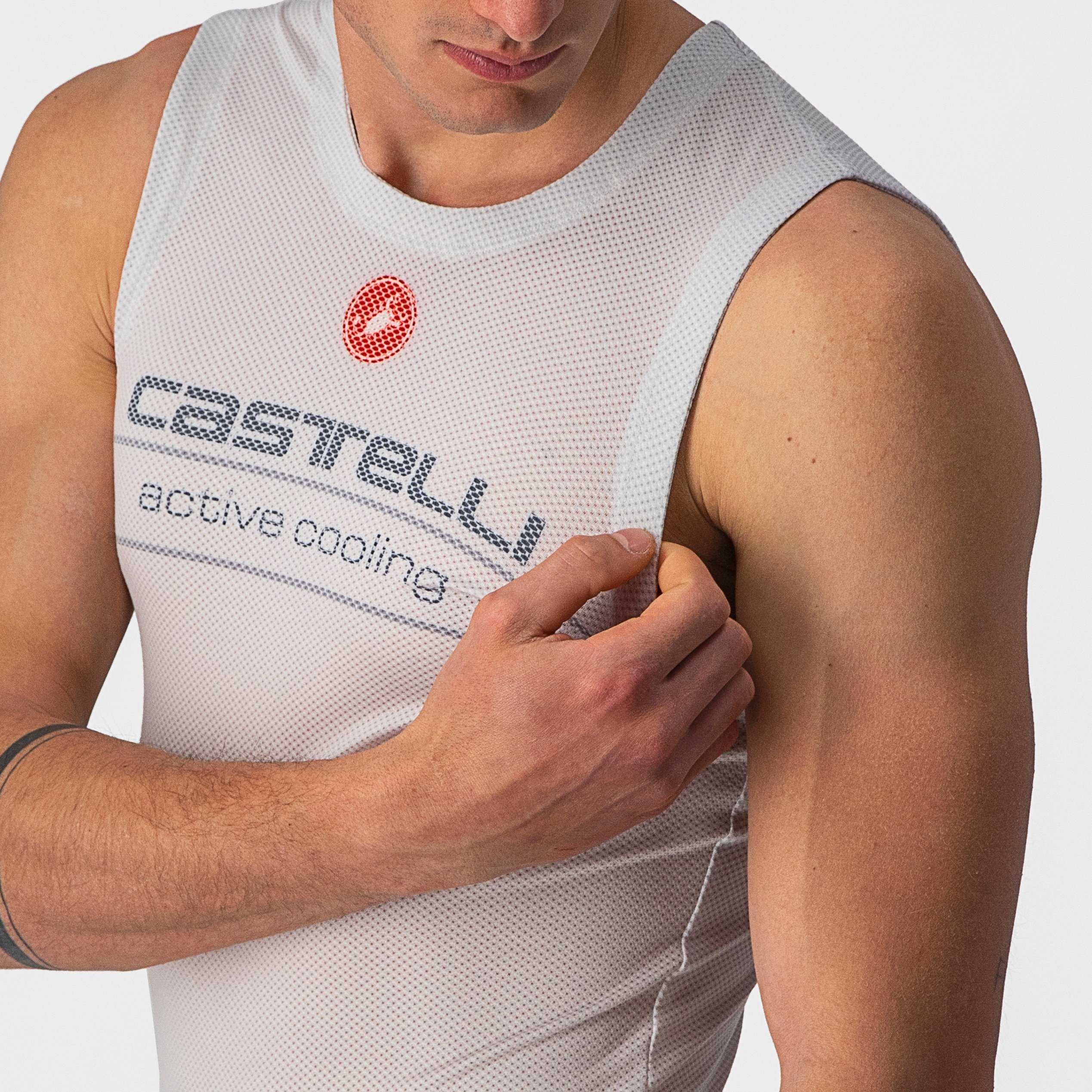 Active cooling sleeveless - silver gray - castelli