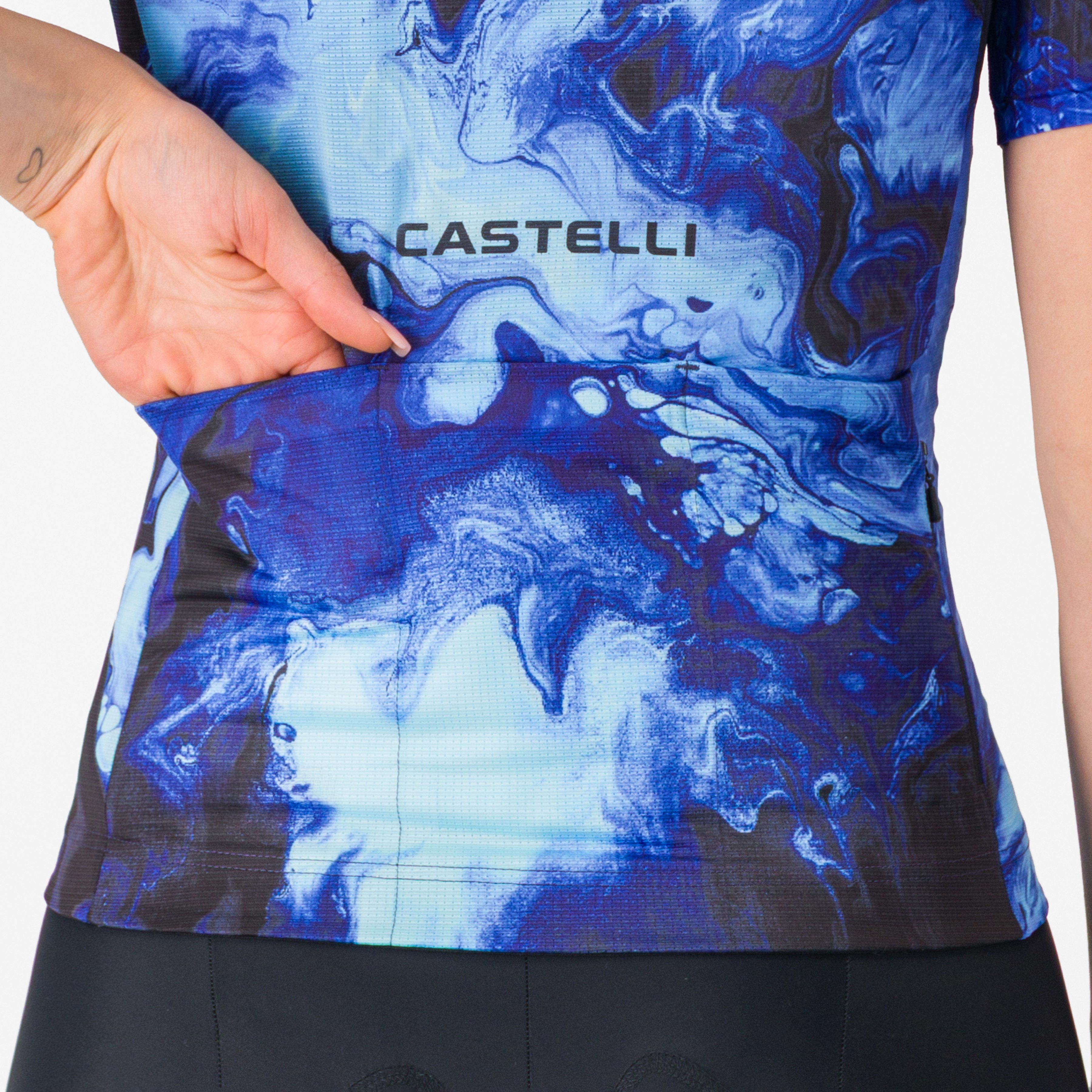 Cosmic vortex jersey - multicolor violet blue - castelli
