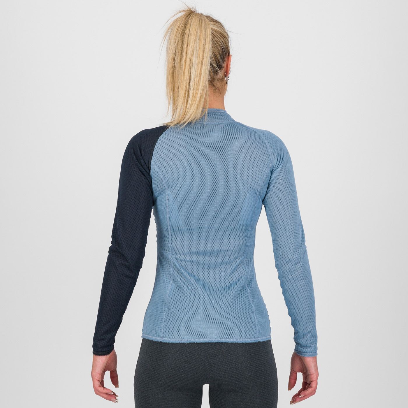 Dinamico octa w jersey ls half zip - mountain spring/vulcan - karpos