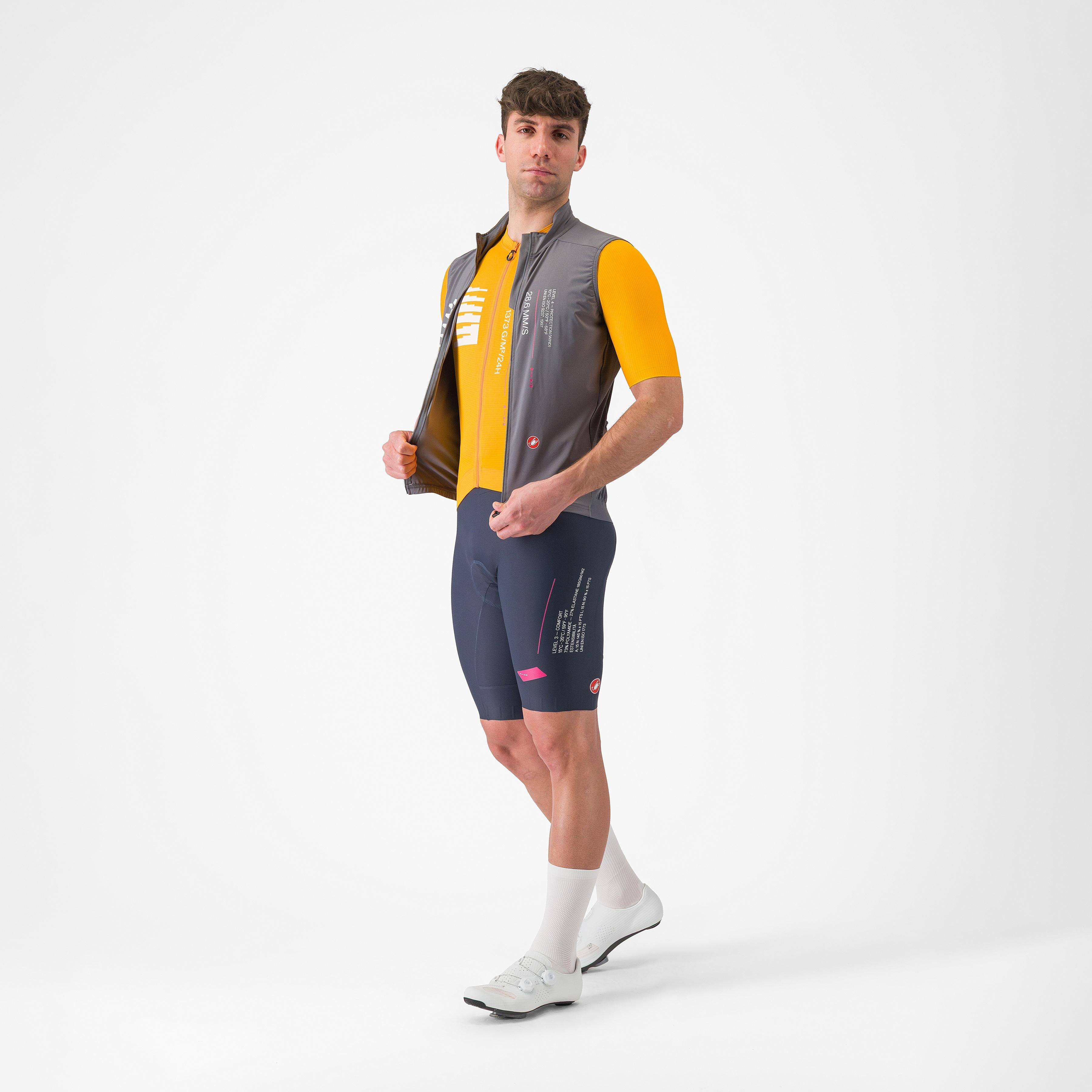 Espresso r-a/d vest - smoky gray - castelli
