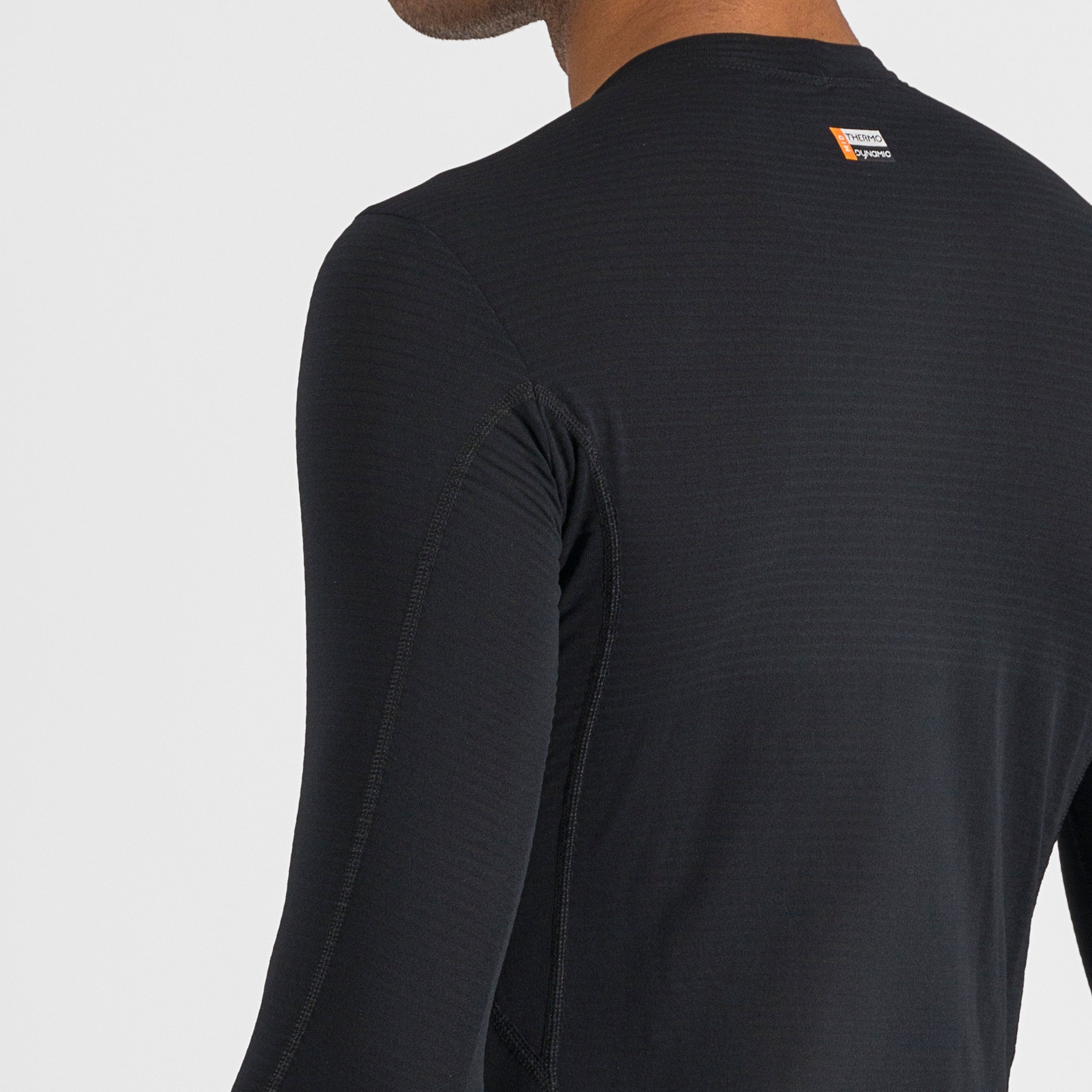 Thermodynamic mid tee long sleeve - black - sportful