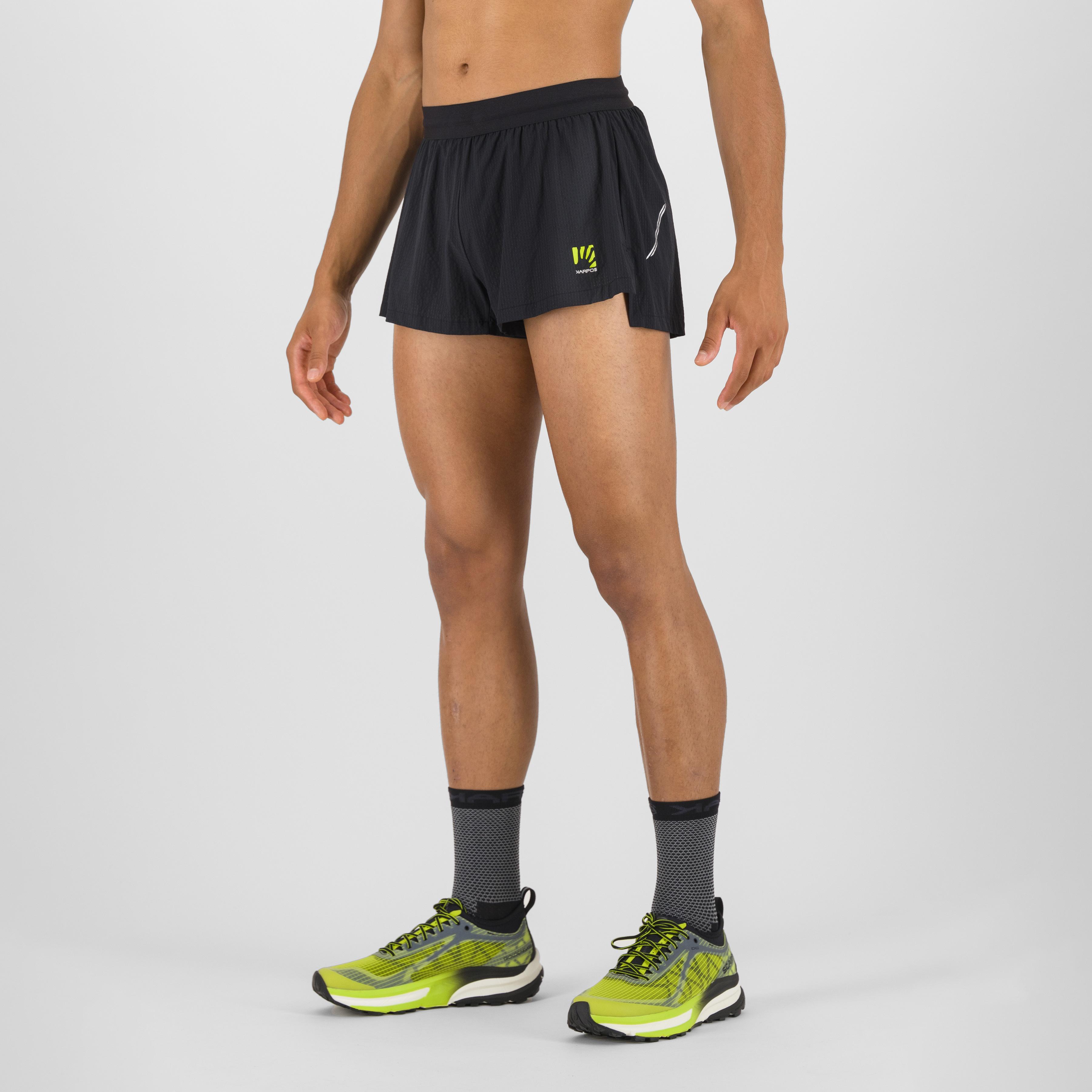 Fast vertical short - black/jasmine green - karpos