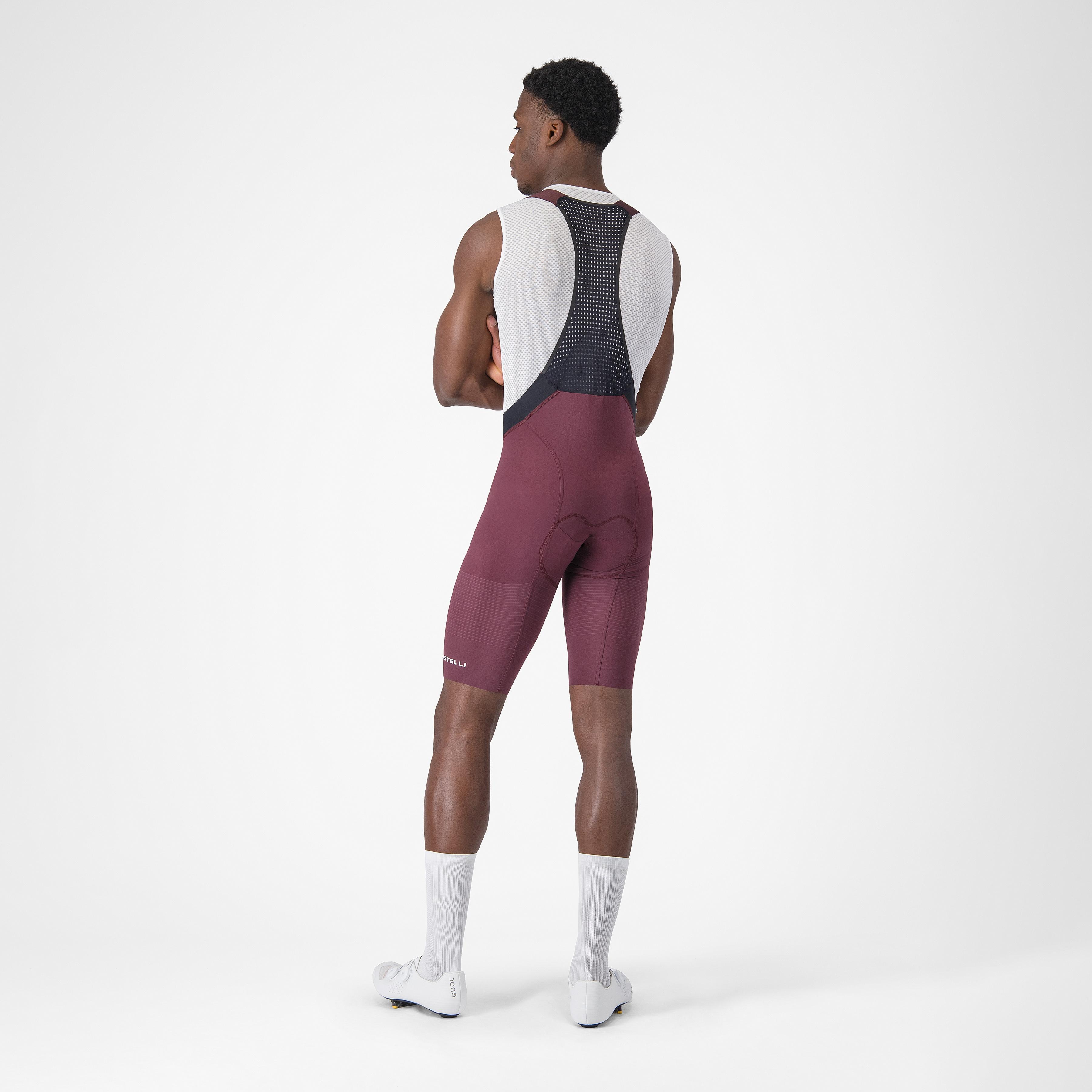 Premio evo bibshort - deep bordeaux/winter sky - castelli