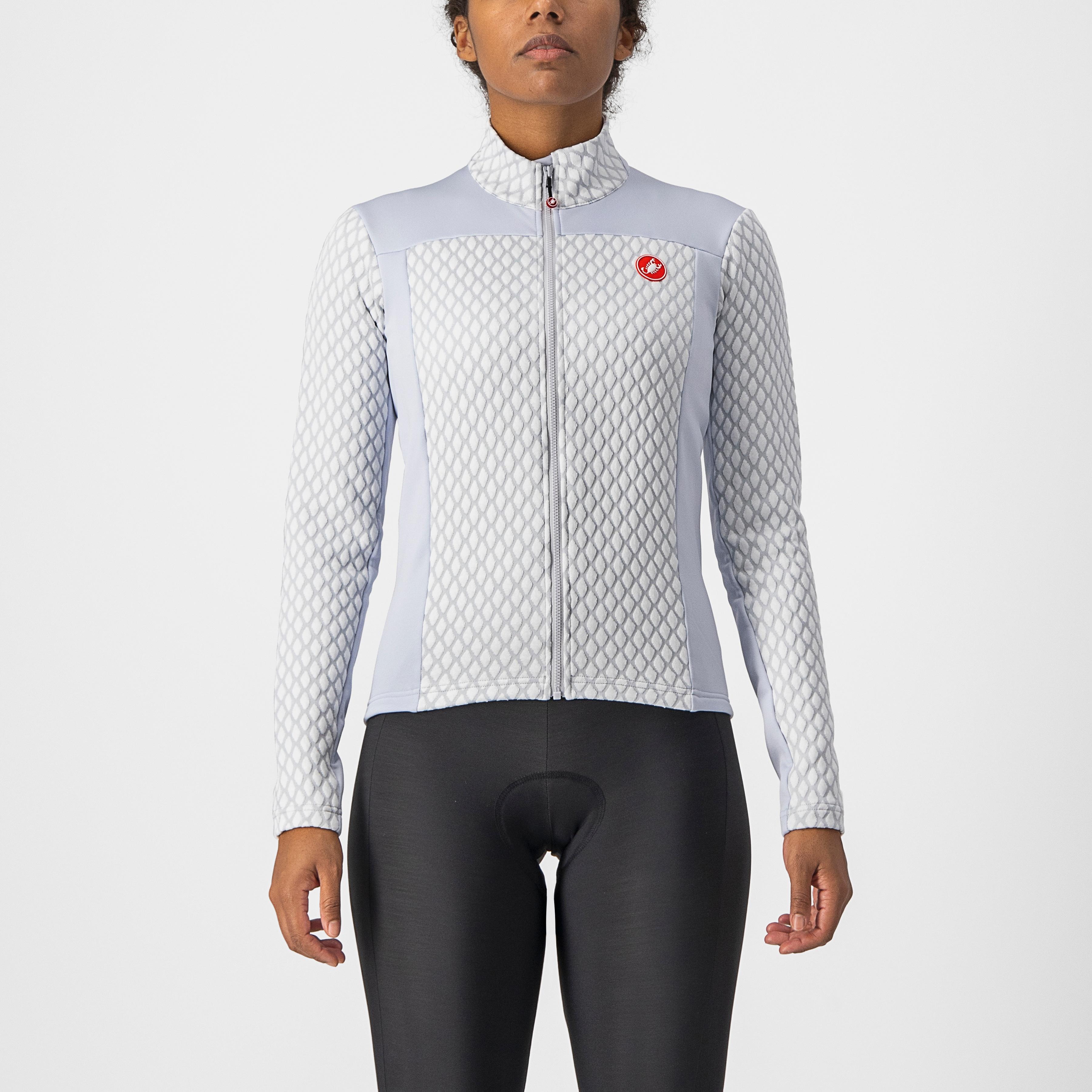 Sfida 2 jersey fz - silver gray/white - castelli