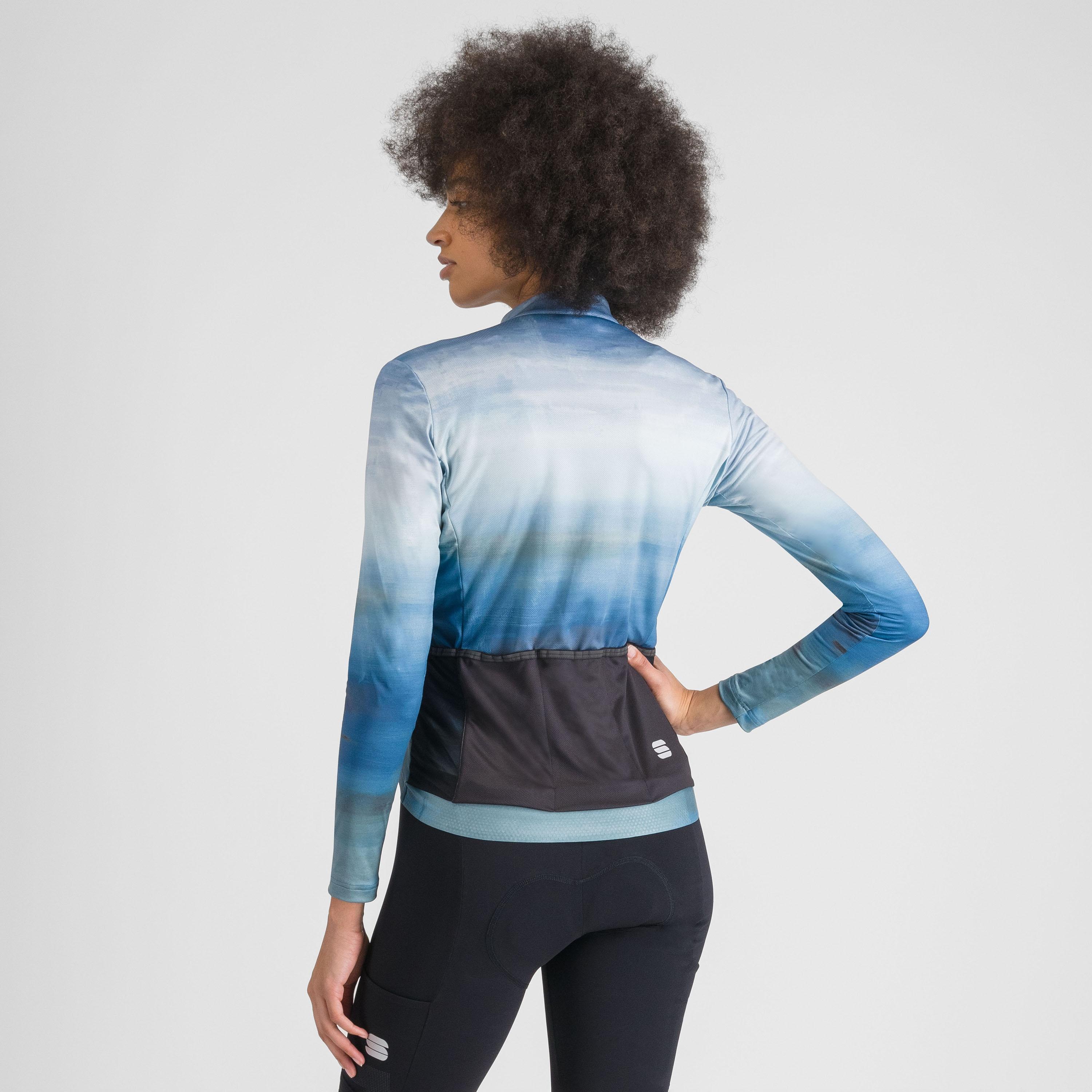Flow supergiara w thermal jersey - blue vintage - sportful
