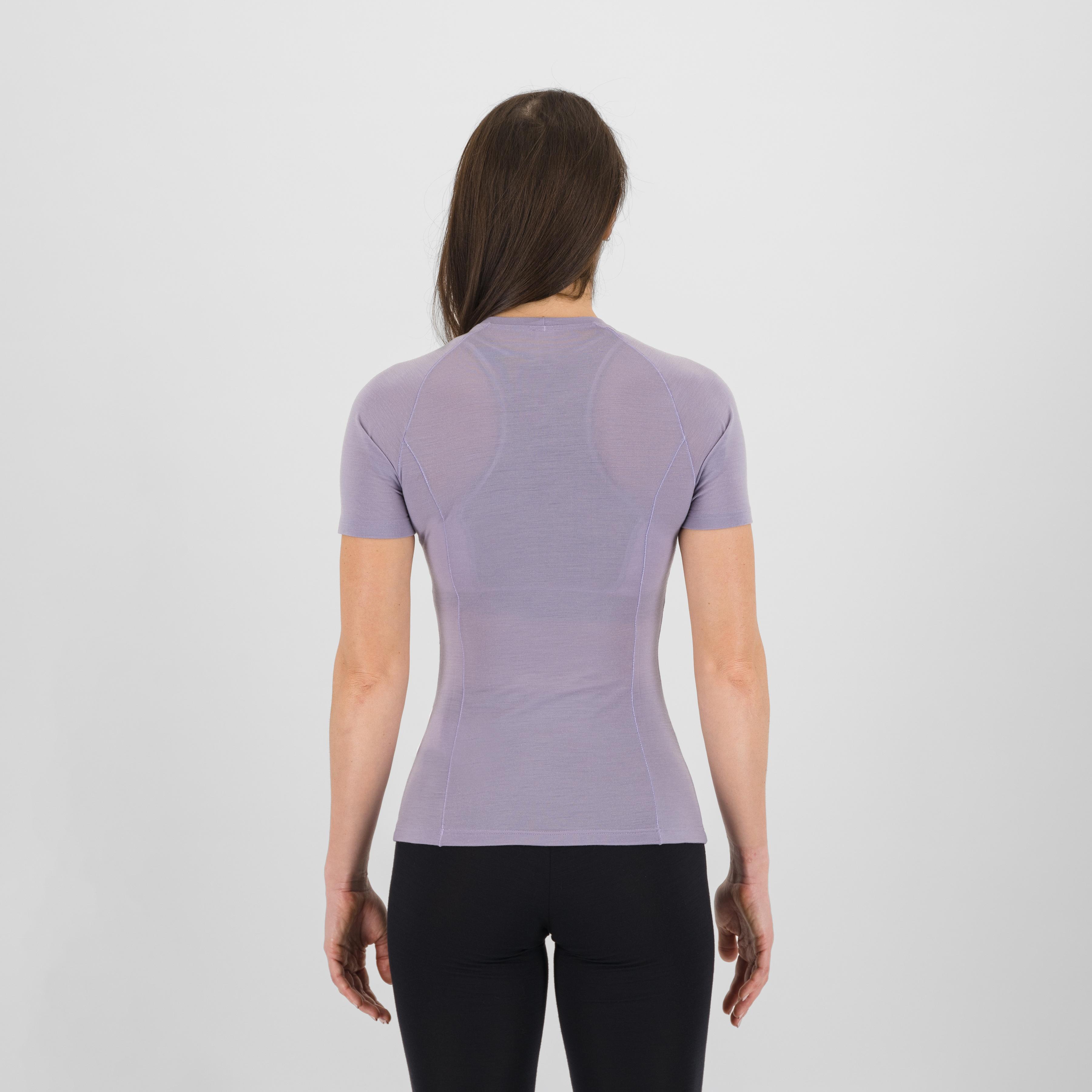 Dinamico merino 130 w t-shirt - lavender - karpos