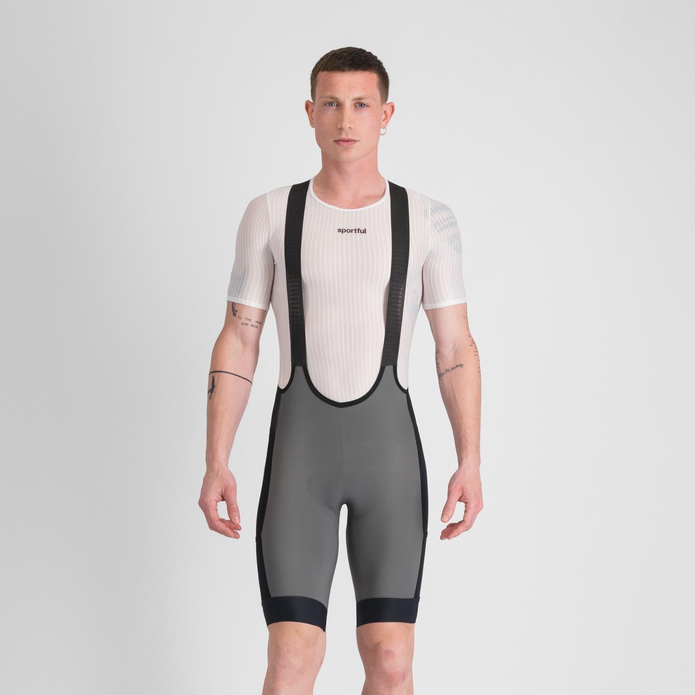 Supergiara 2 bibshort - gun metal / black - sportful