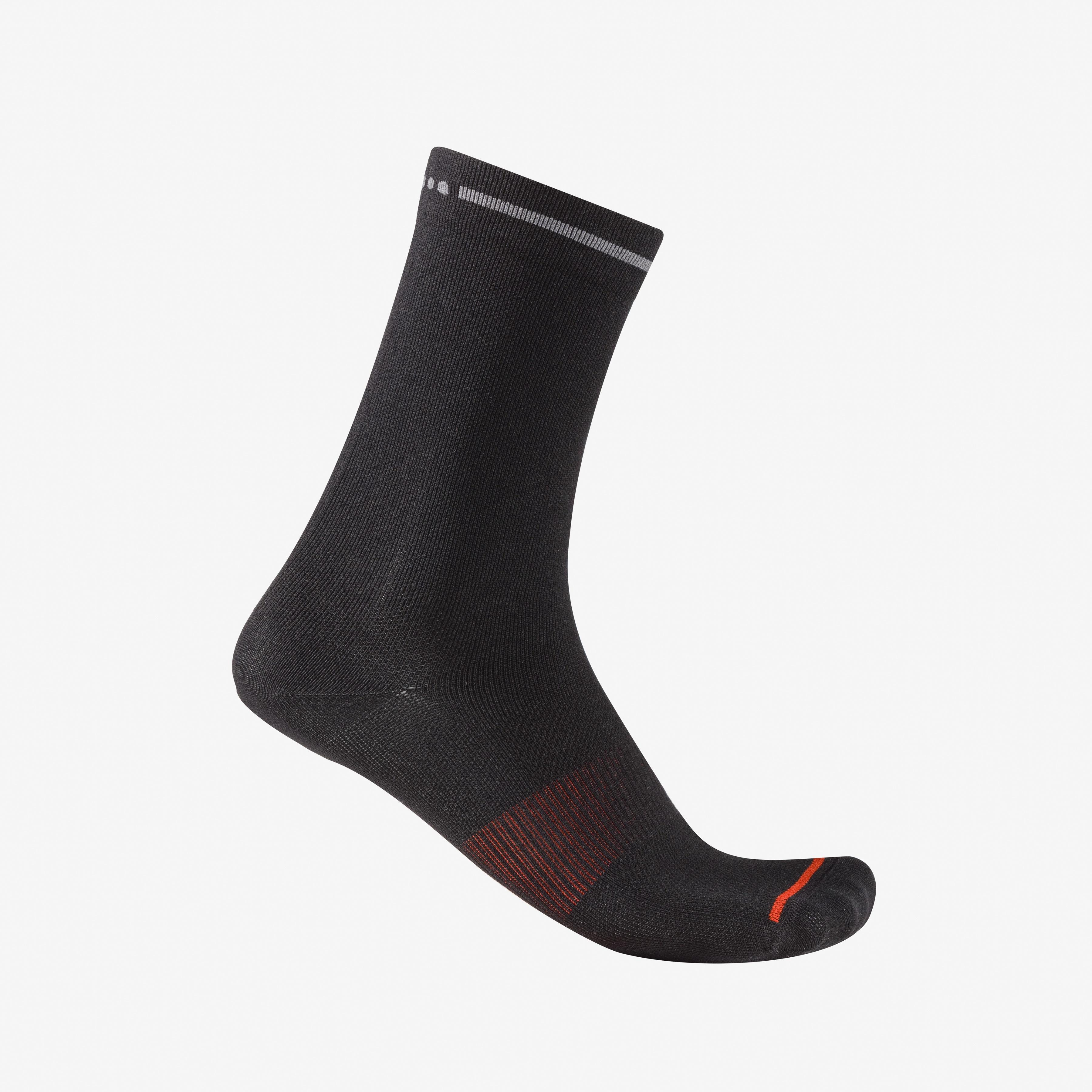 Premio evo 18 sock - black - castelli
