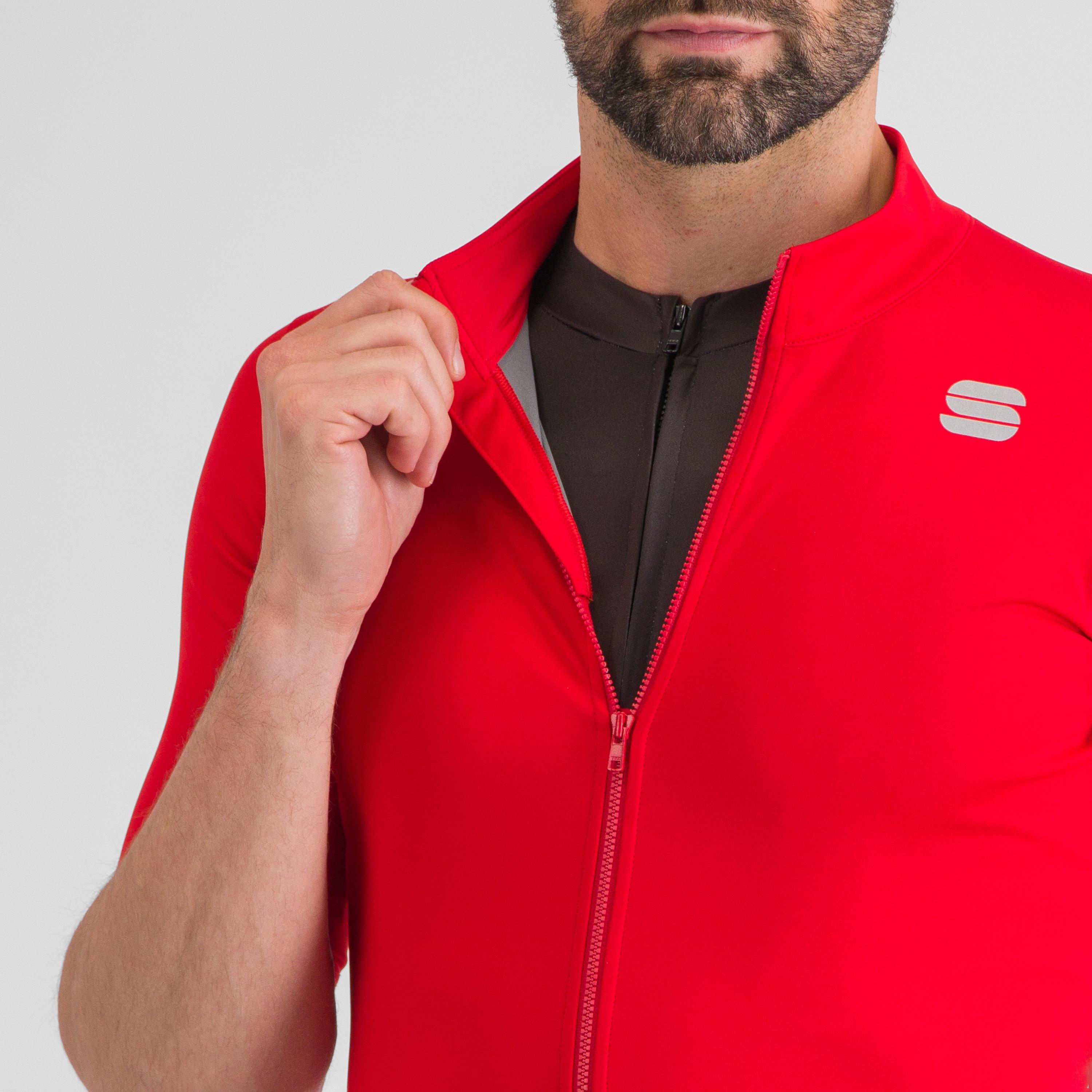 Fiandre light  short sleeve jacket - tango red - sportful