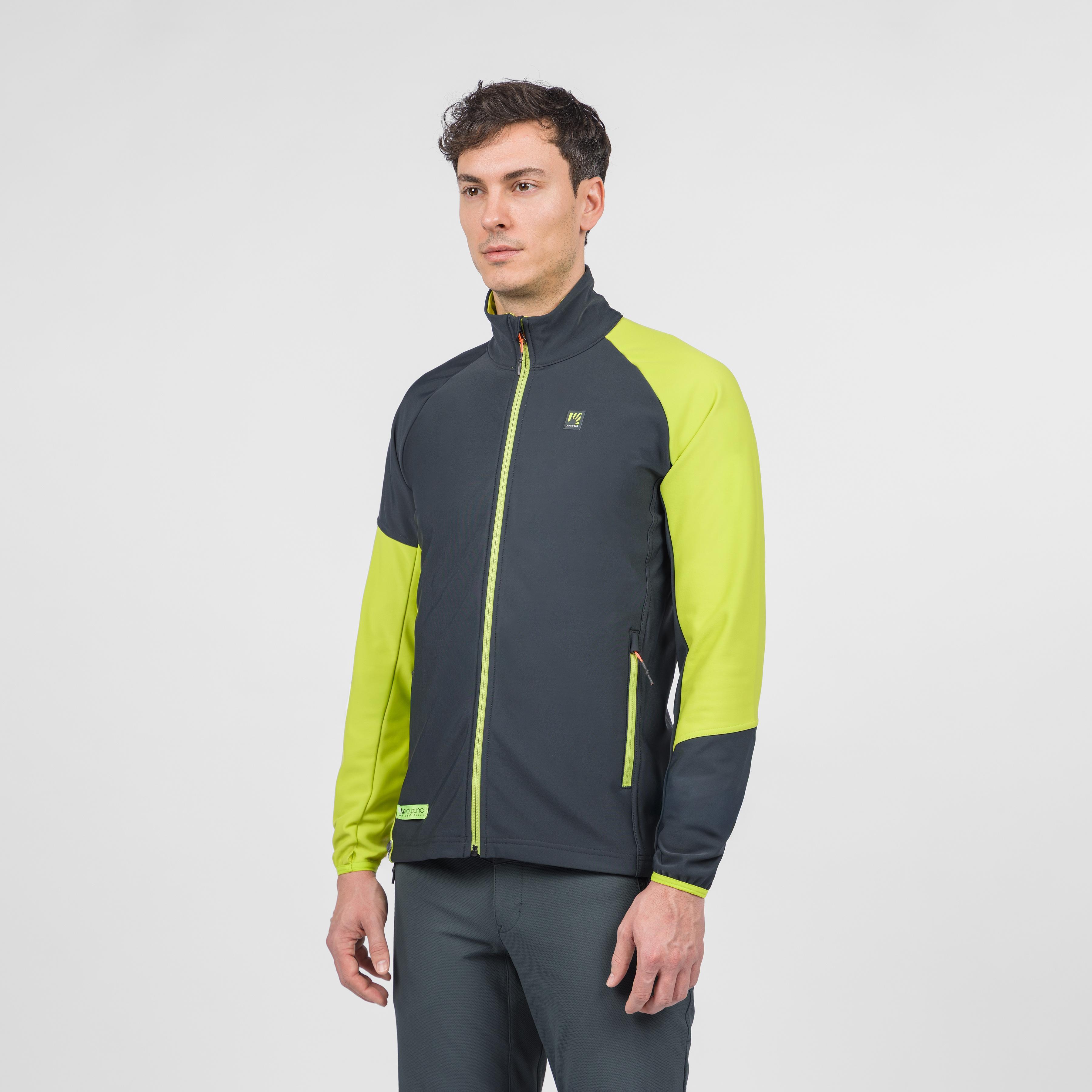 Santino full-zip fleece - dark grey green - karpos