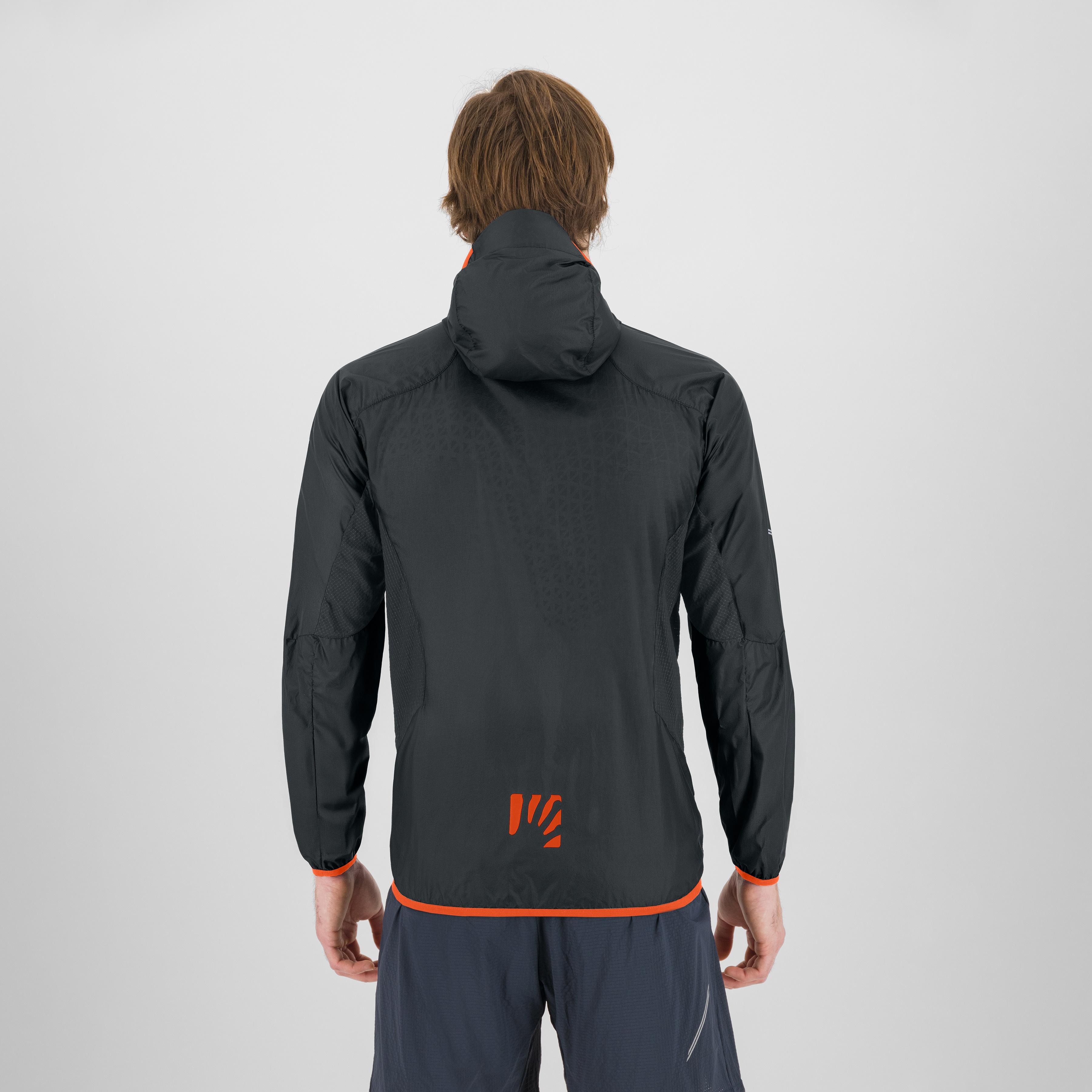 Lavaredo wind jacket - woodl.gray/orange - karpos