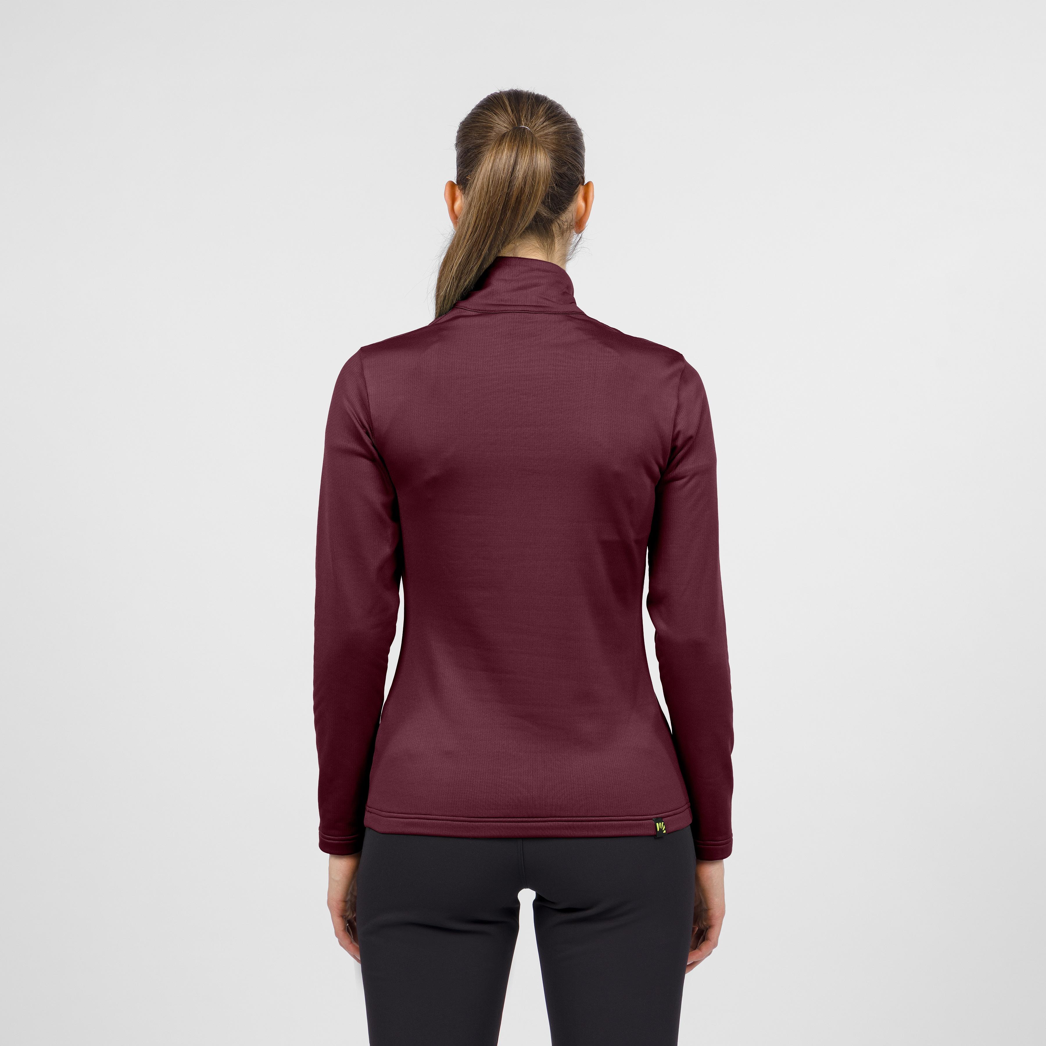 Pizzocco evo w half zip fleece - crimson - karpos