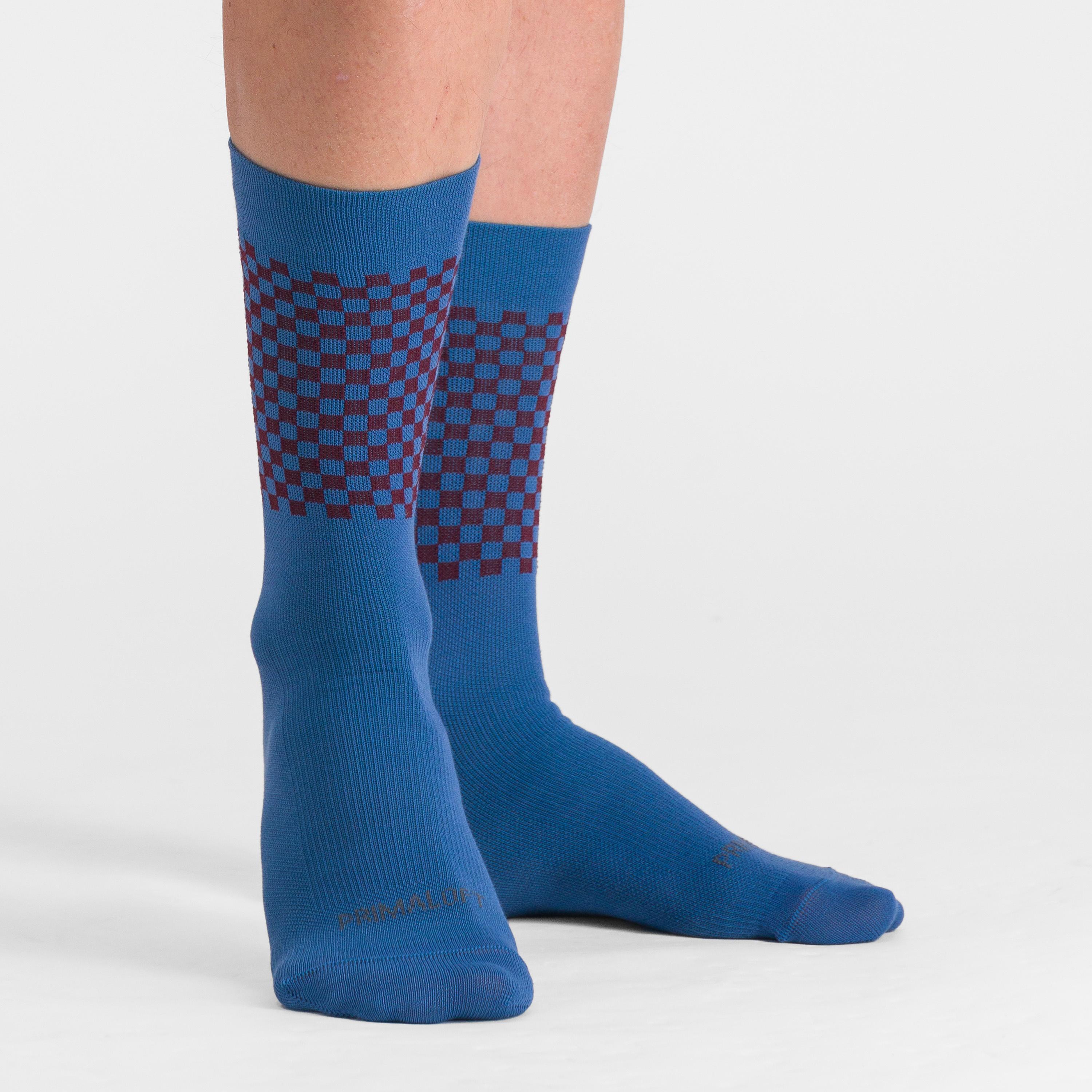 Checkmate winter socks - blue denim - sportful