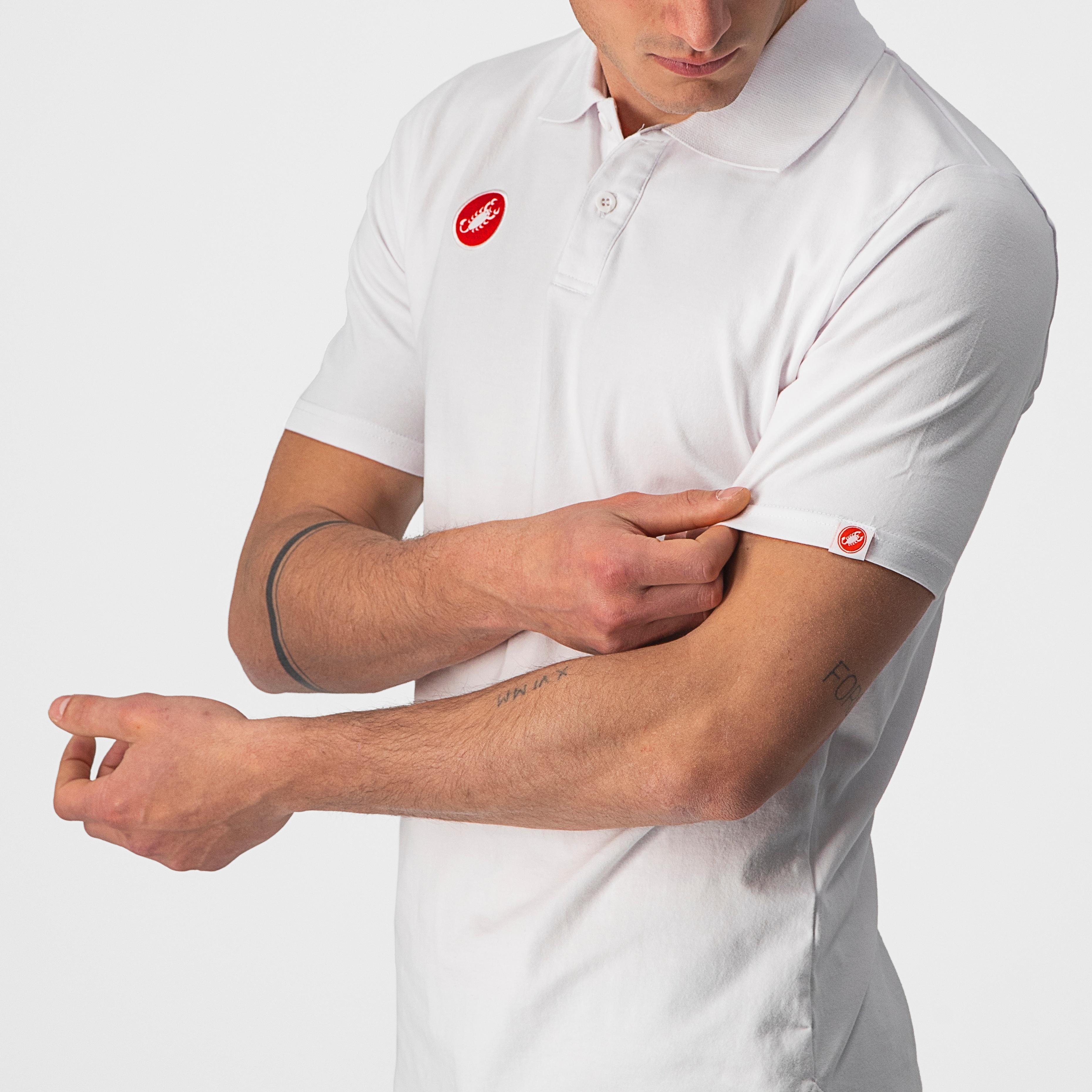 Race day polo - white - castelli