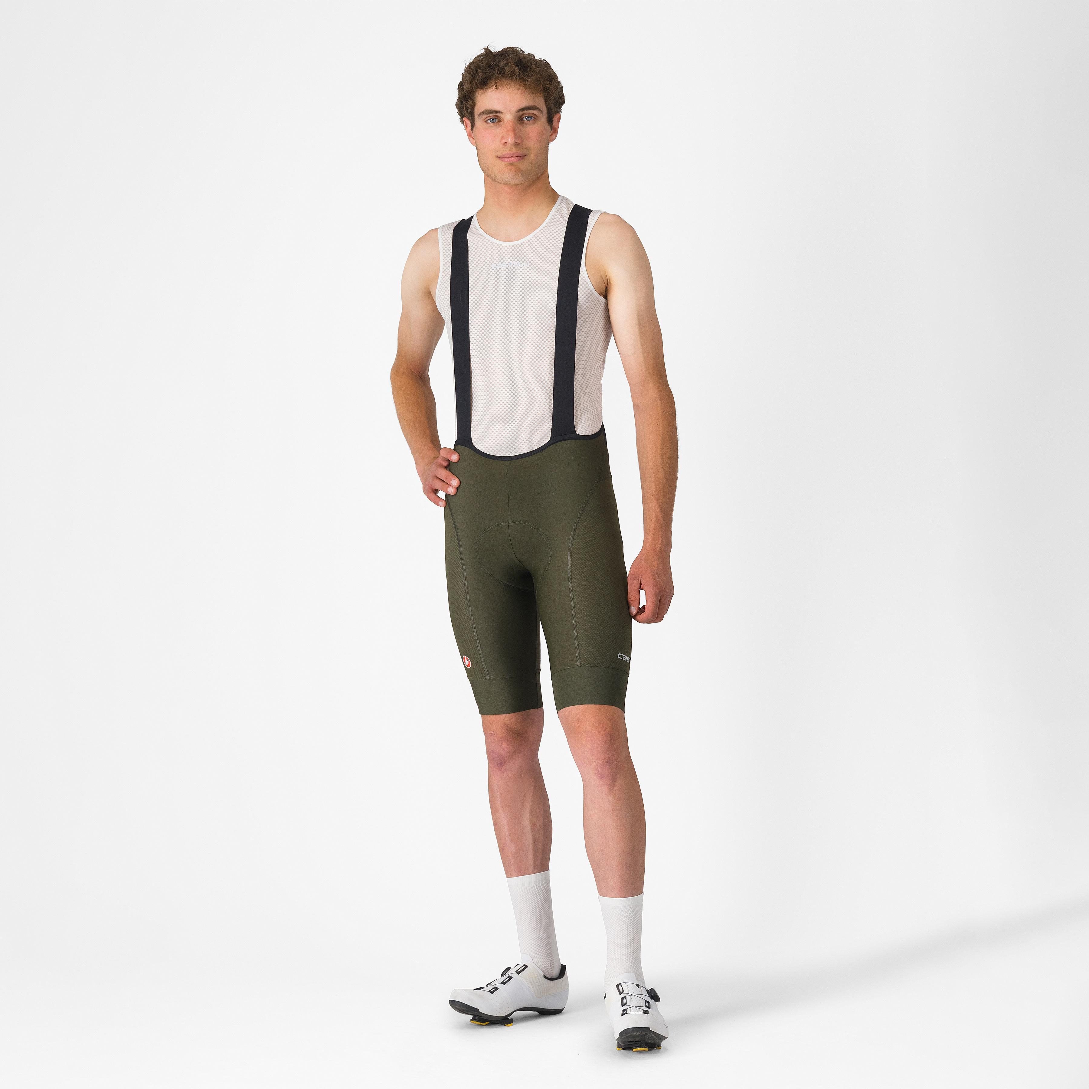 Competizione 2 bibshort - deep green - castelli