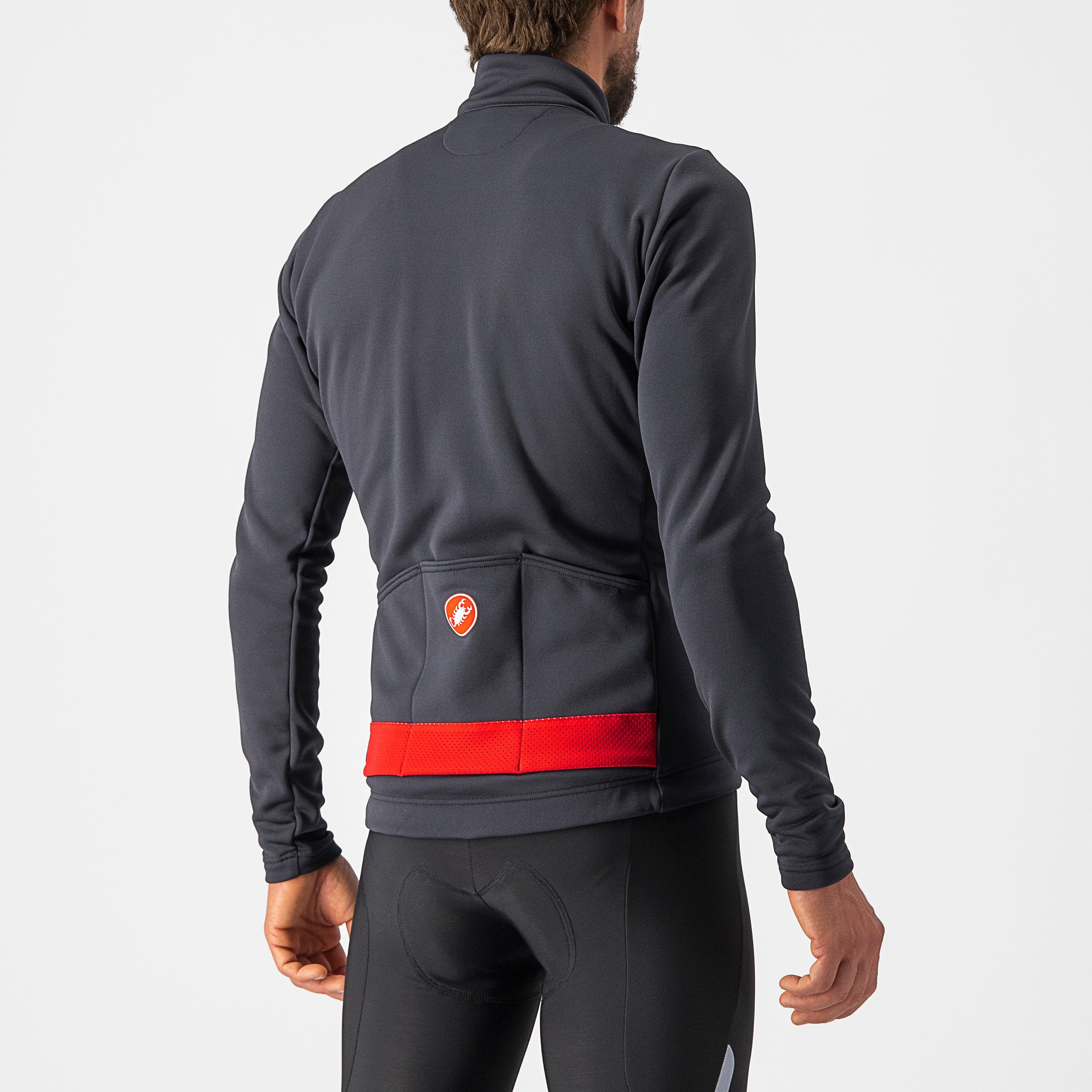 Puro 3 jersey fz - dark gray/red reflex - castelli