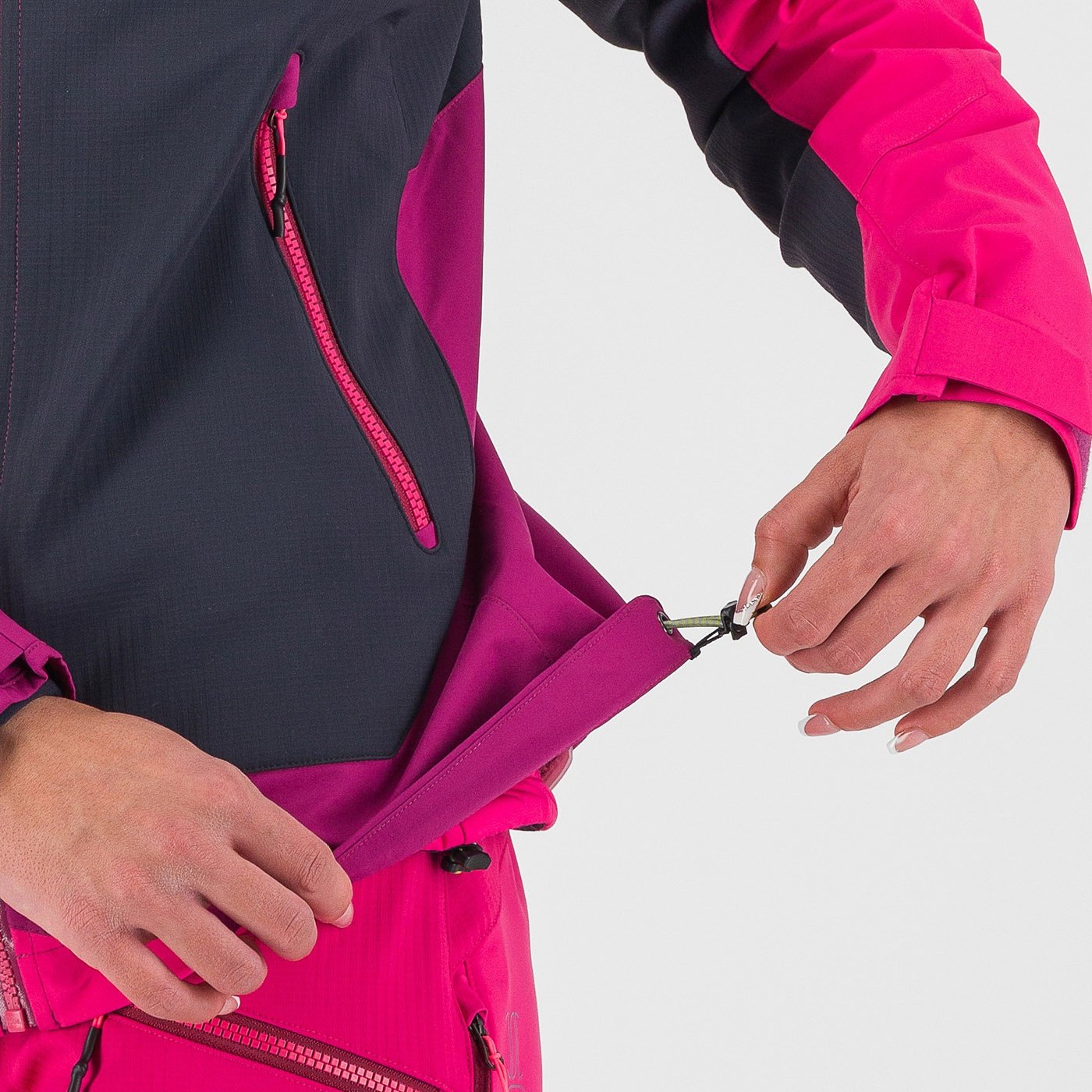 Marmolada w jacket - vulcan/boysenberry/pink - karpos