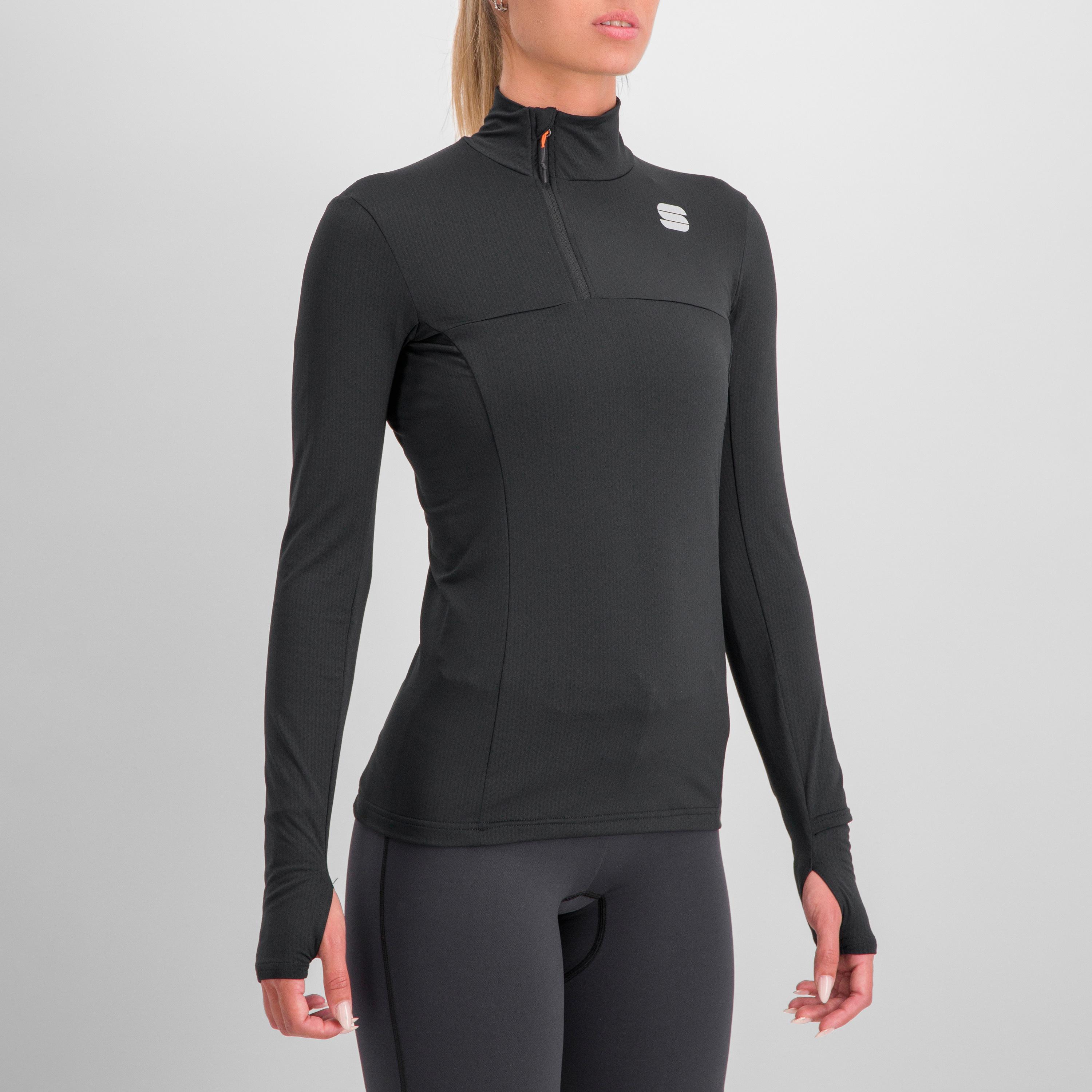 Cardio tech w jersey long sleeve - black - sportful