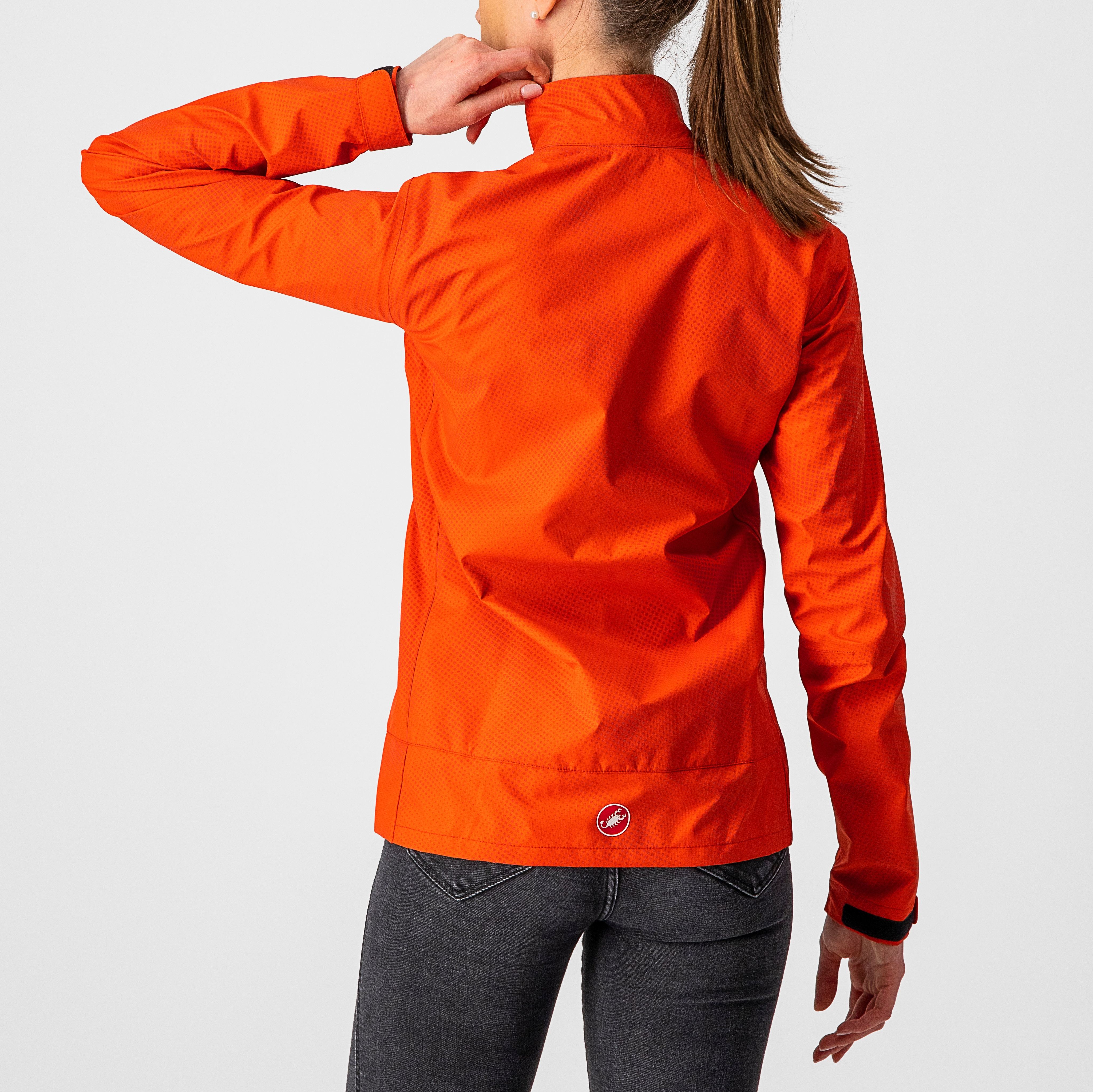 Commuter w reflex jacket - fiery red - castelli