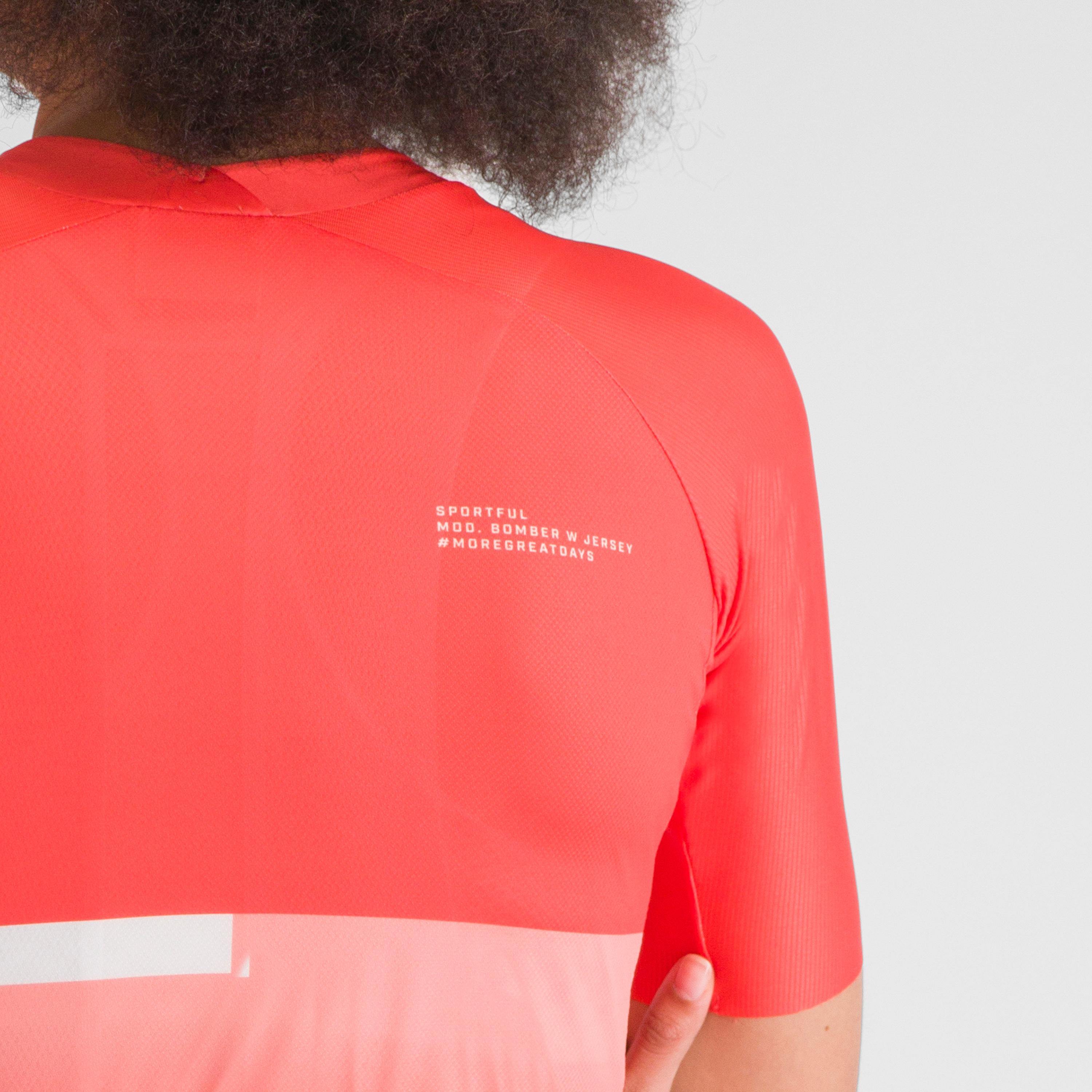 Bomber w jersey - pompelmo white - sportful