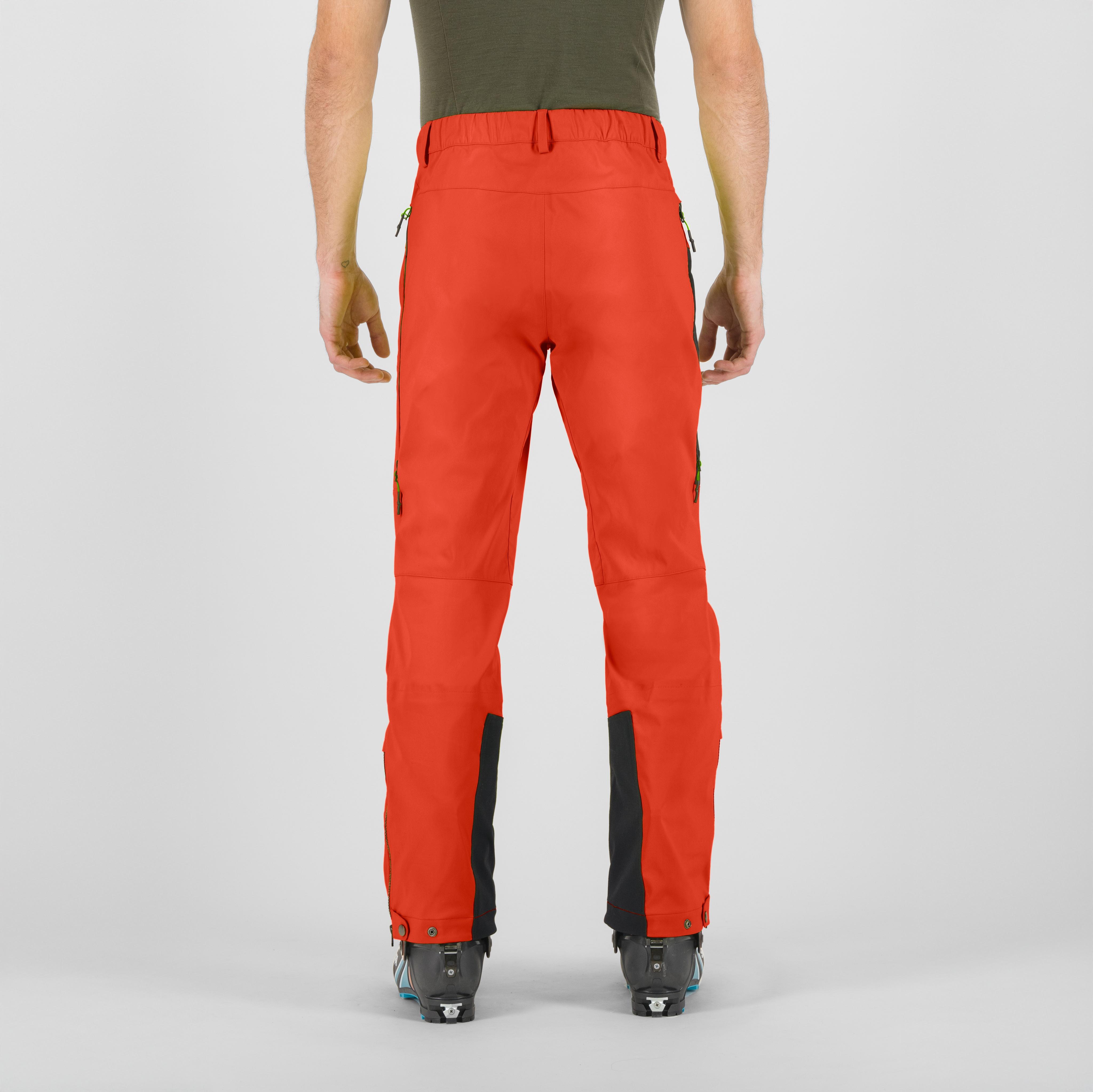 Pizzo bianco pants - vibr.orange/woodl.gray - karpos
