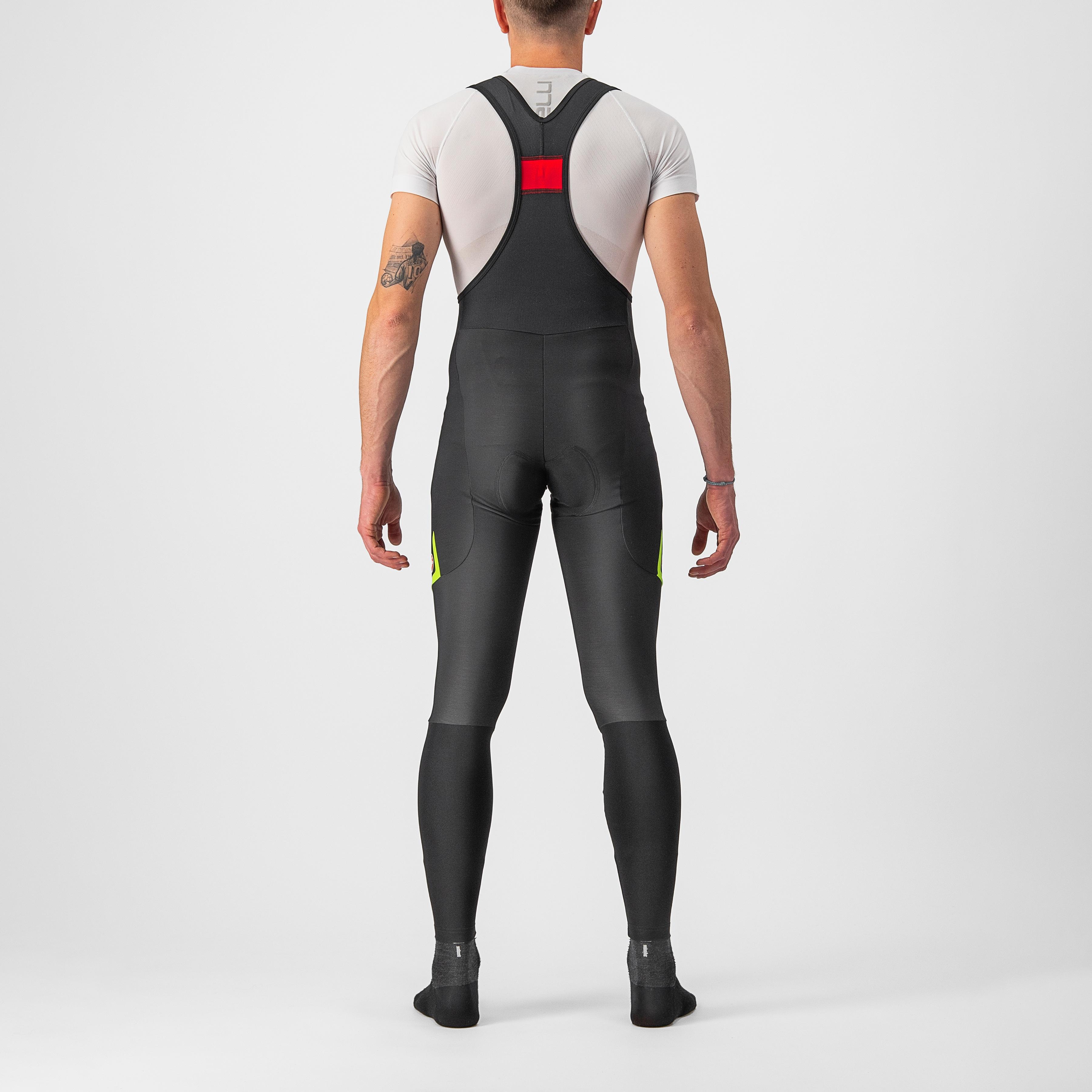 Velocissimo 5 bibtight - black/electric lime reflex - castelli