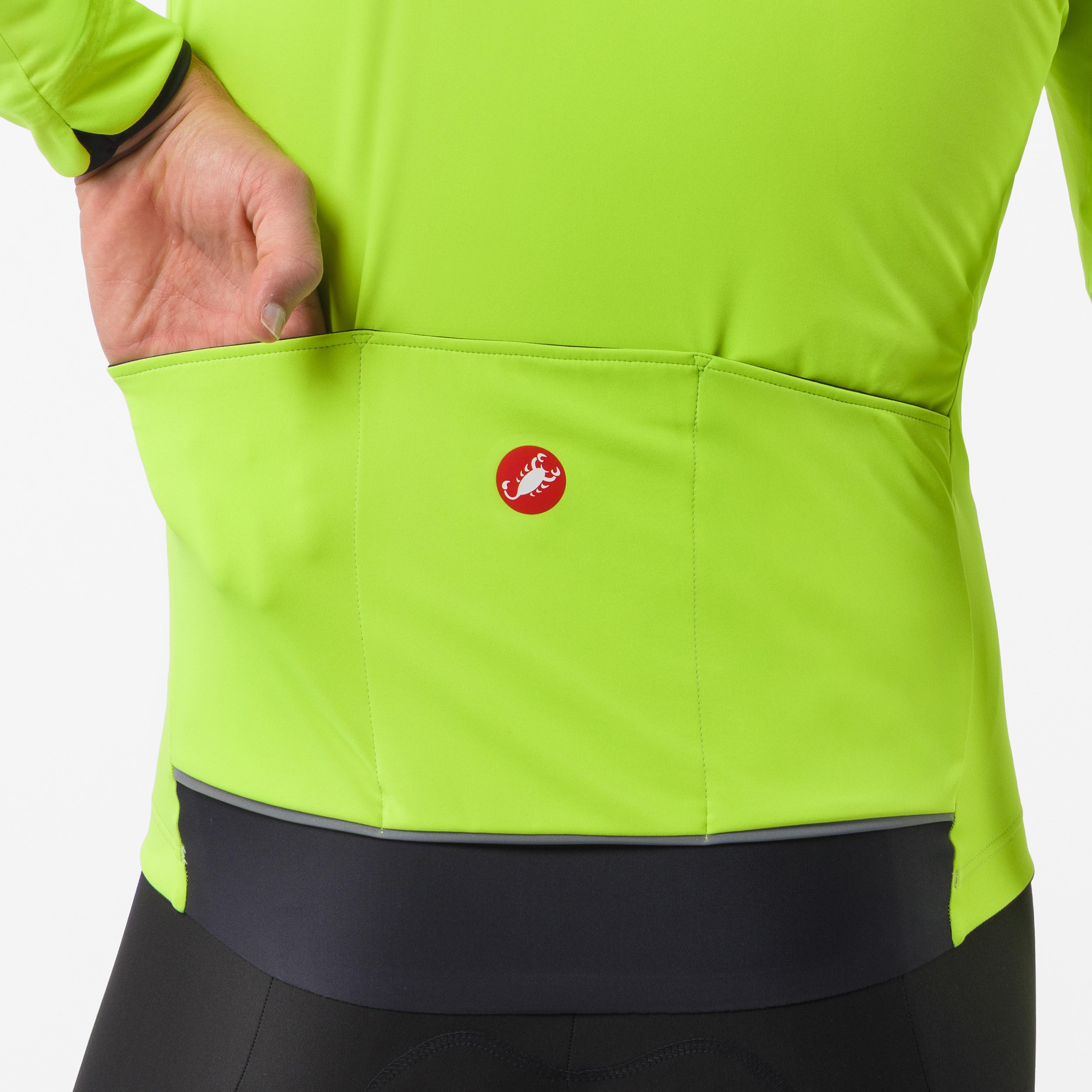 Alpha 150 jacket - electric lime/black - castelli