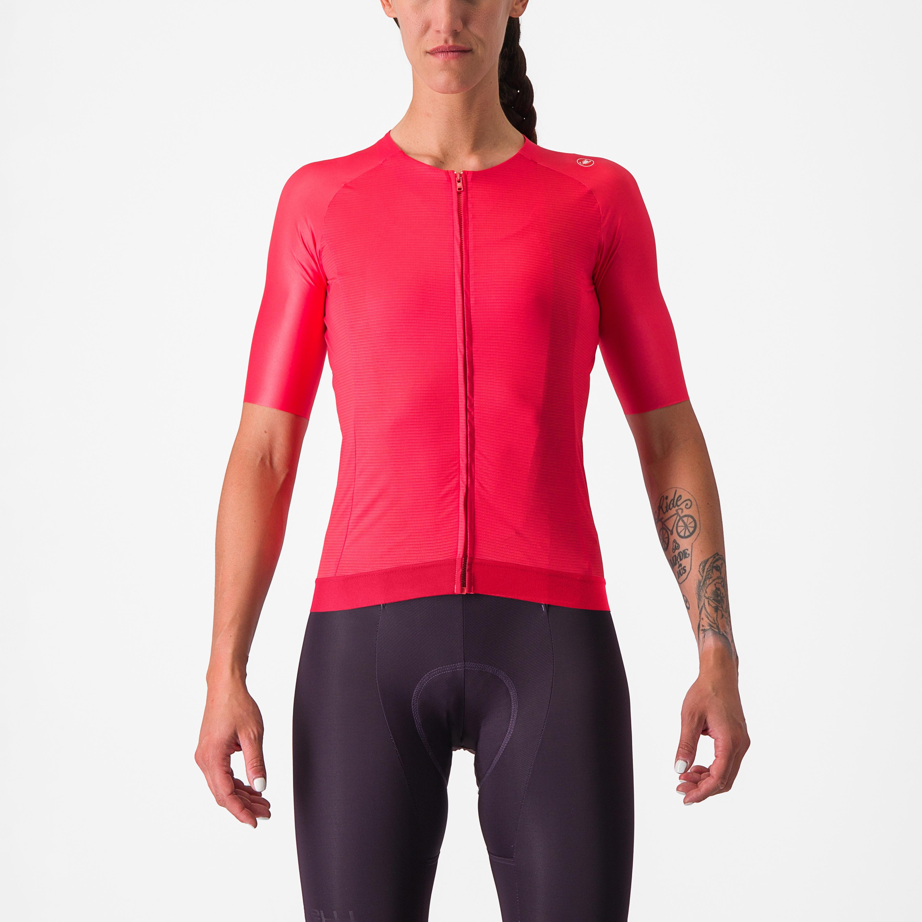 Aero pro 7.0 w jersey - hibiscus - castelli
