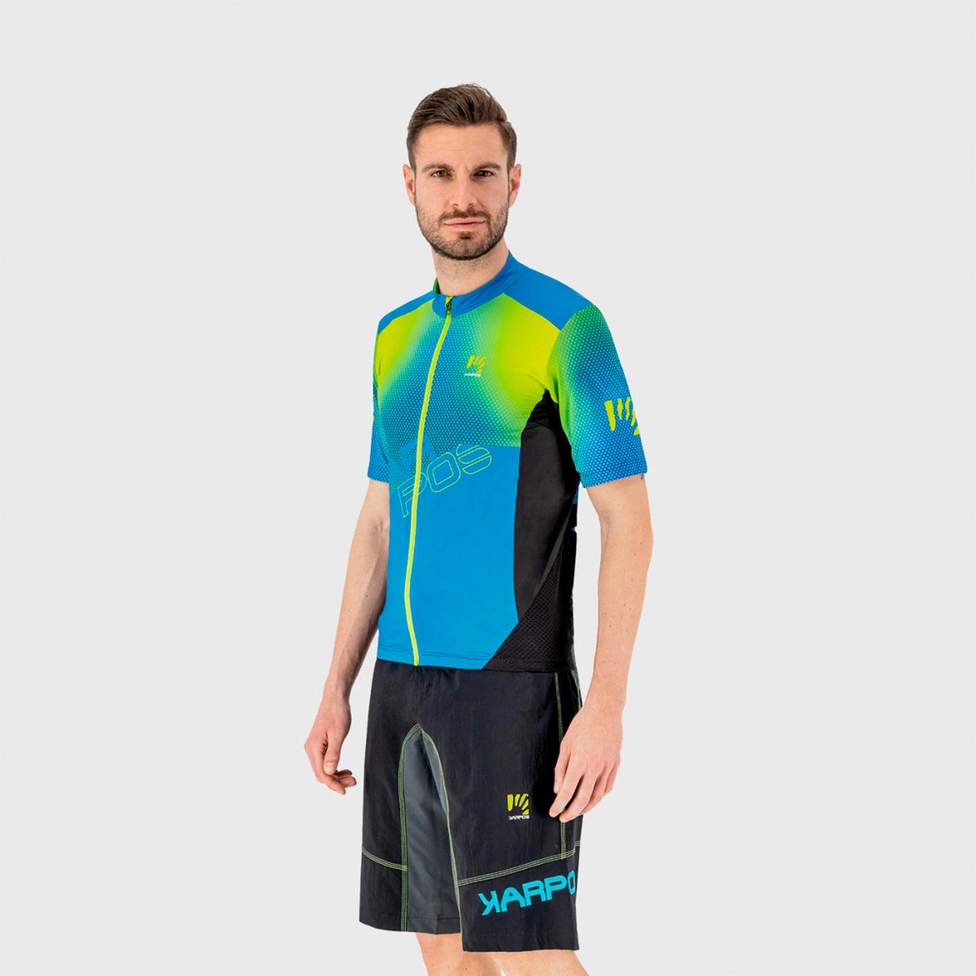 Jump jersey - print 1 indigo b./black/green - karpos