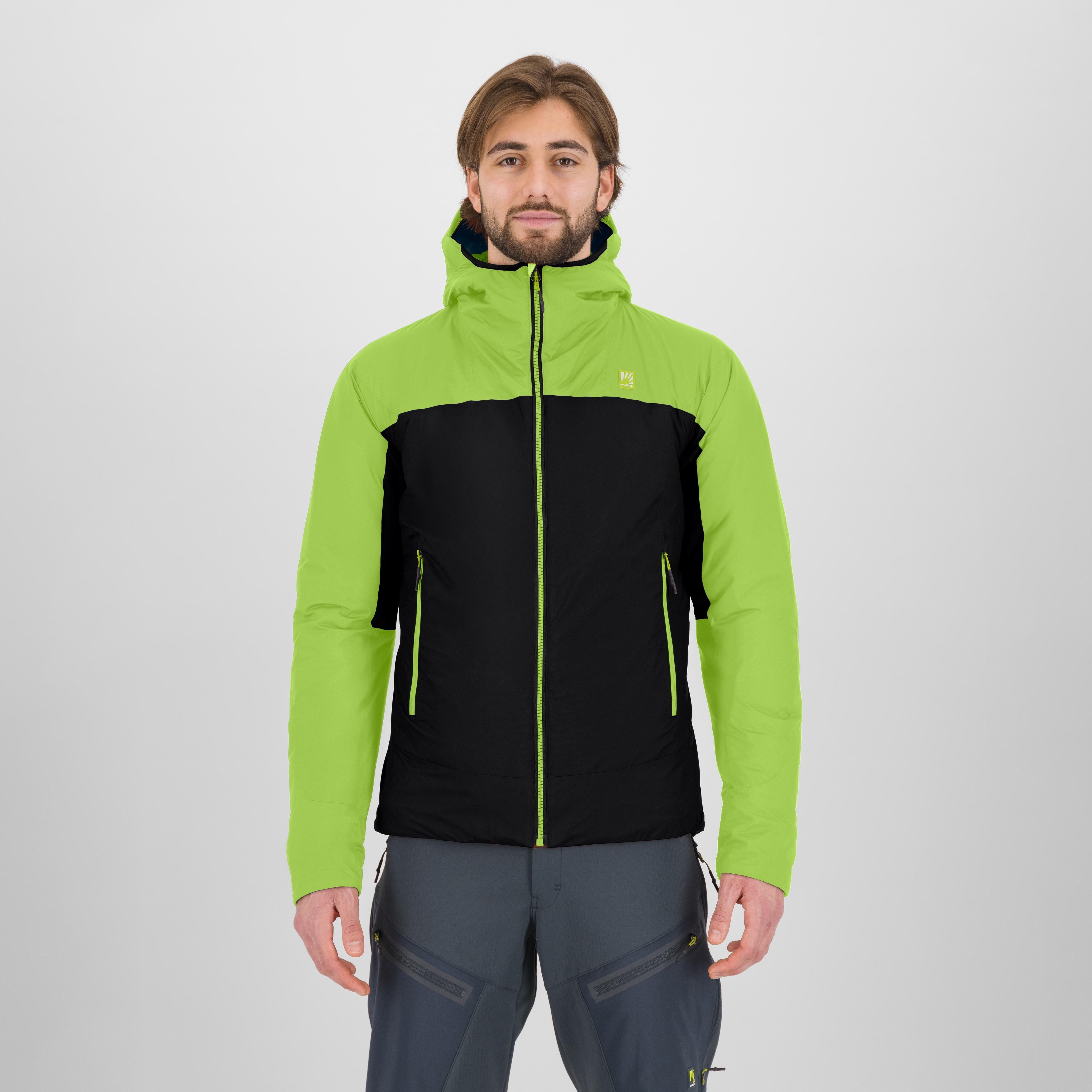 Vinson evo jacket - black/acid lime - karpos