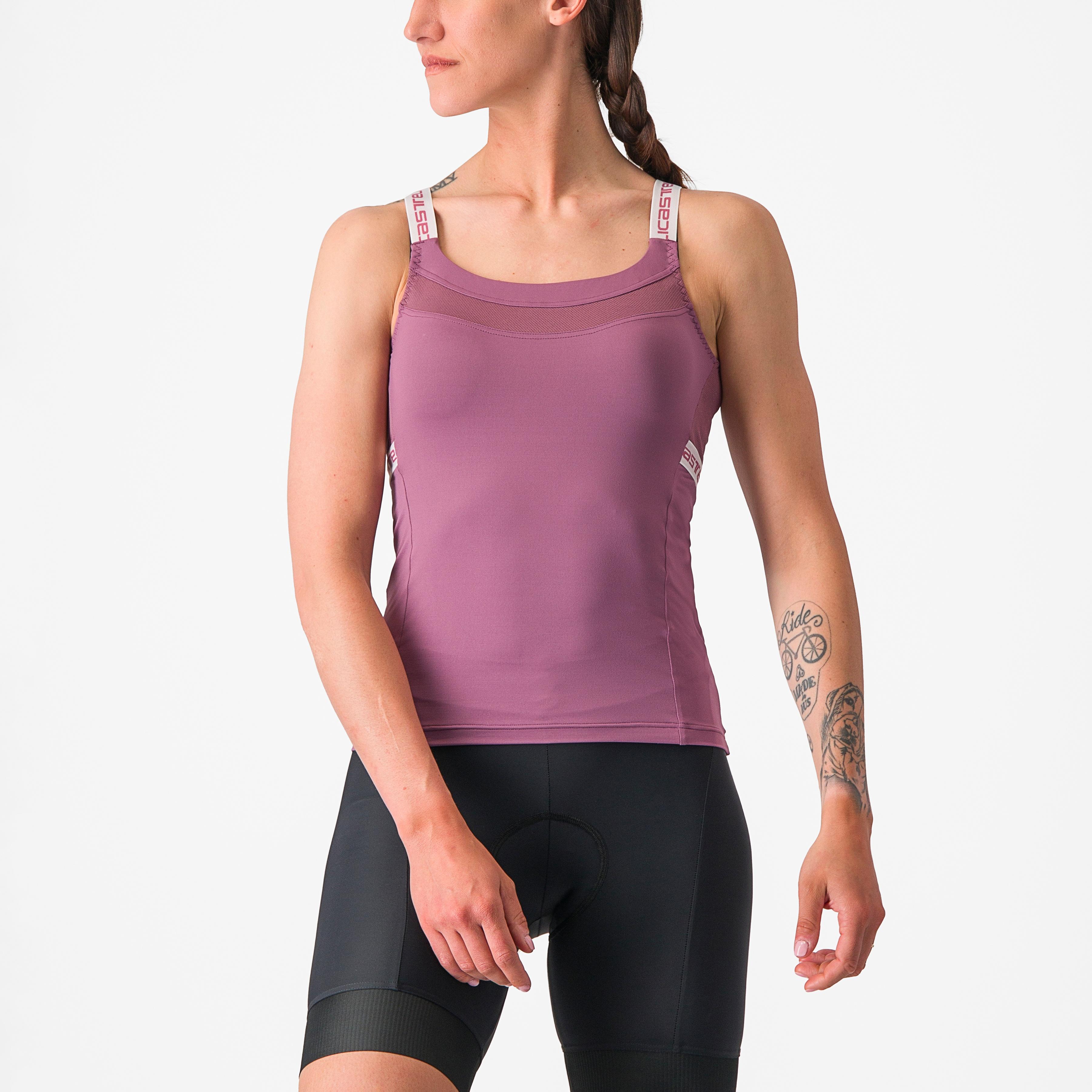 Bavette top - deep purple/ivory - castelli