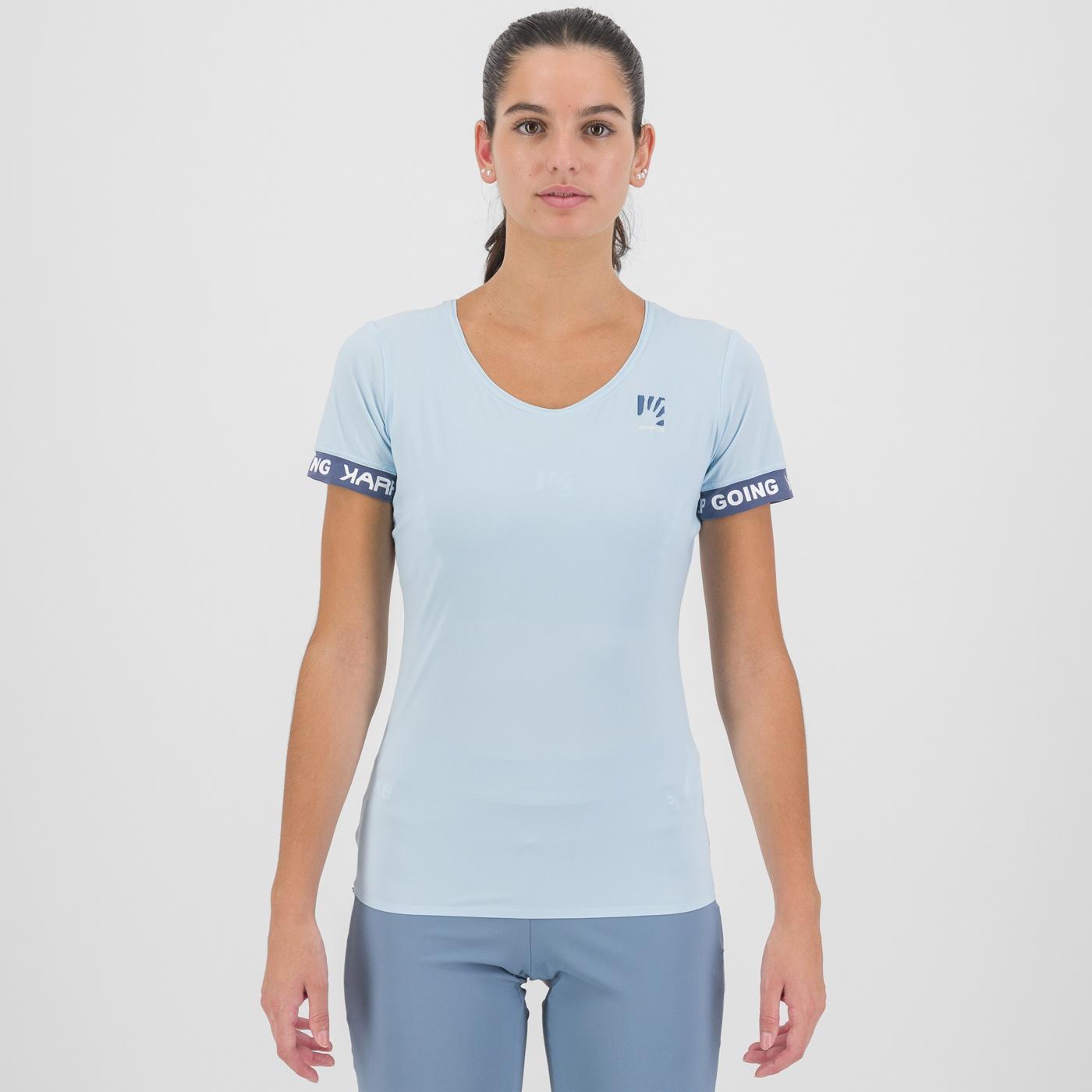 Easyfrizz w t-shirt - aquamarine/vintage indigo - karpos