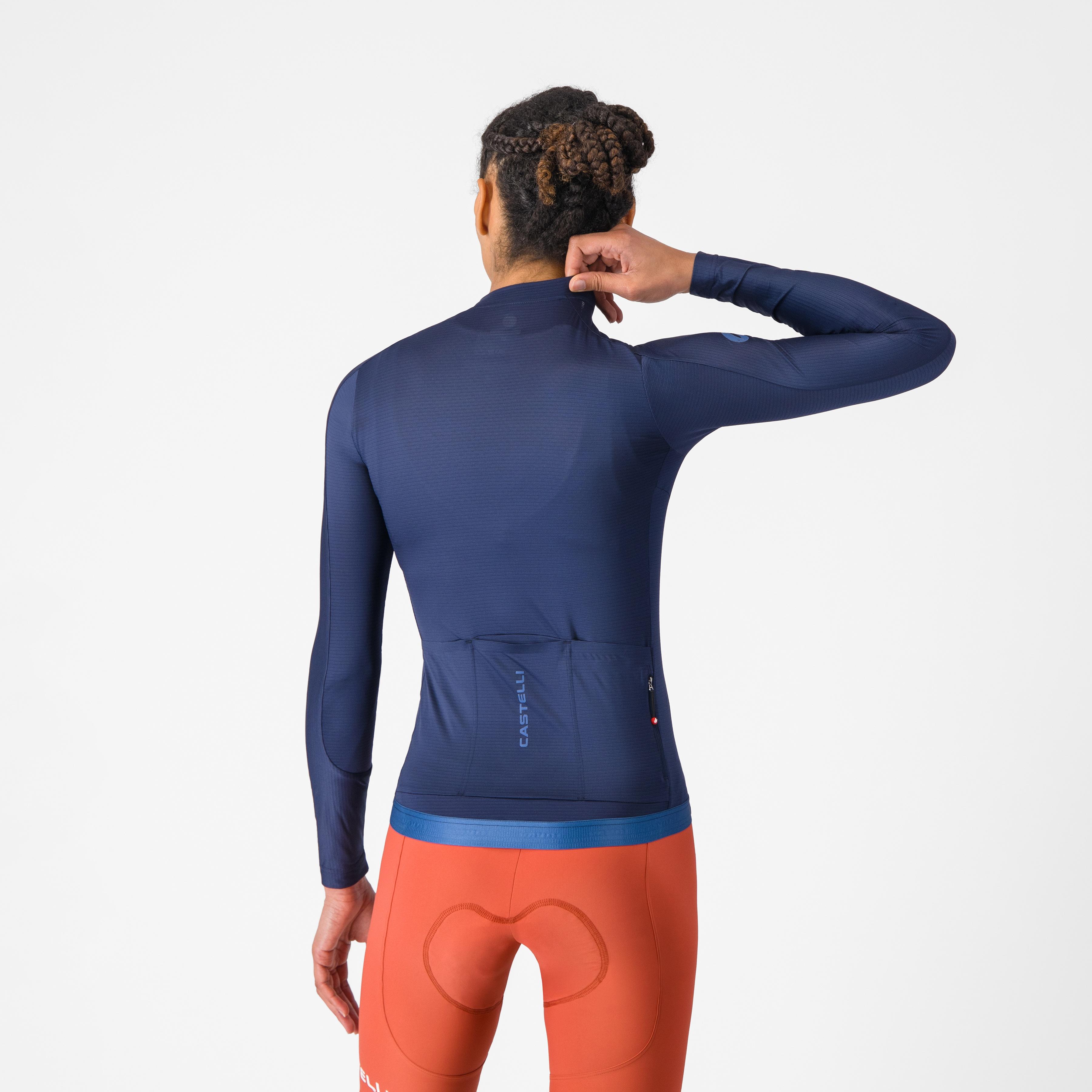 Espresso 2 w long sleeve jersey - belgian blue - castelli