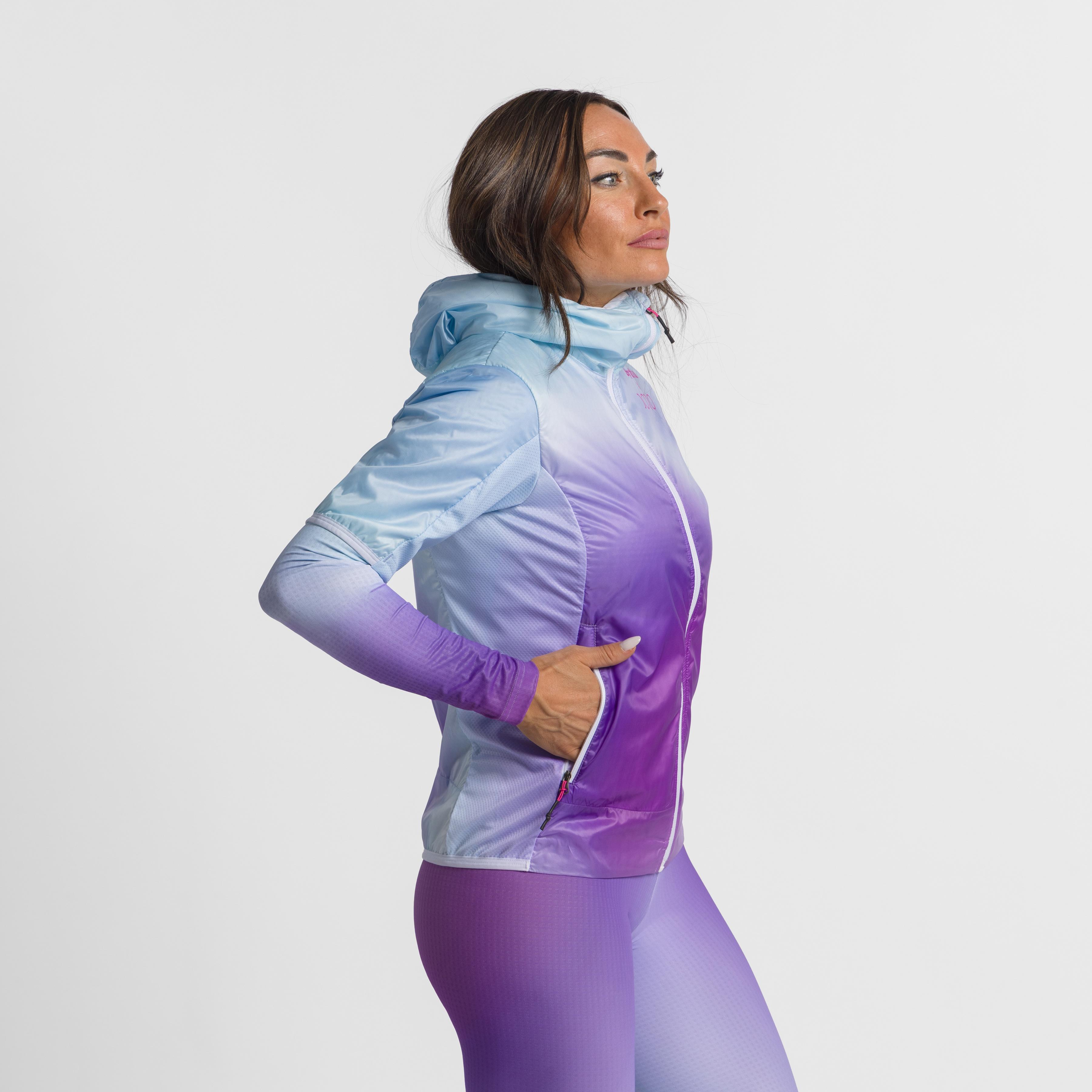 Doro puffy jacket - shaded pink/azure - sportful