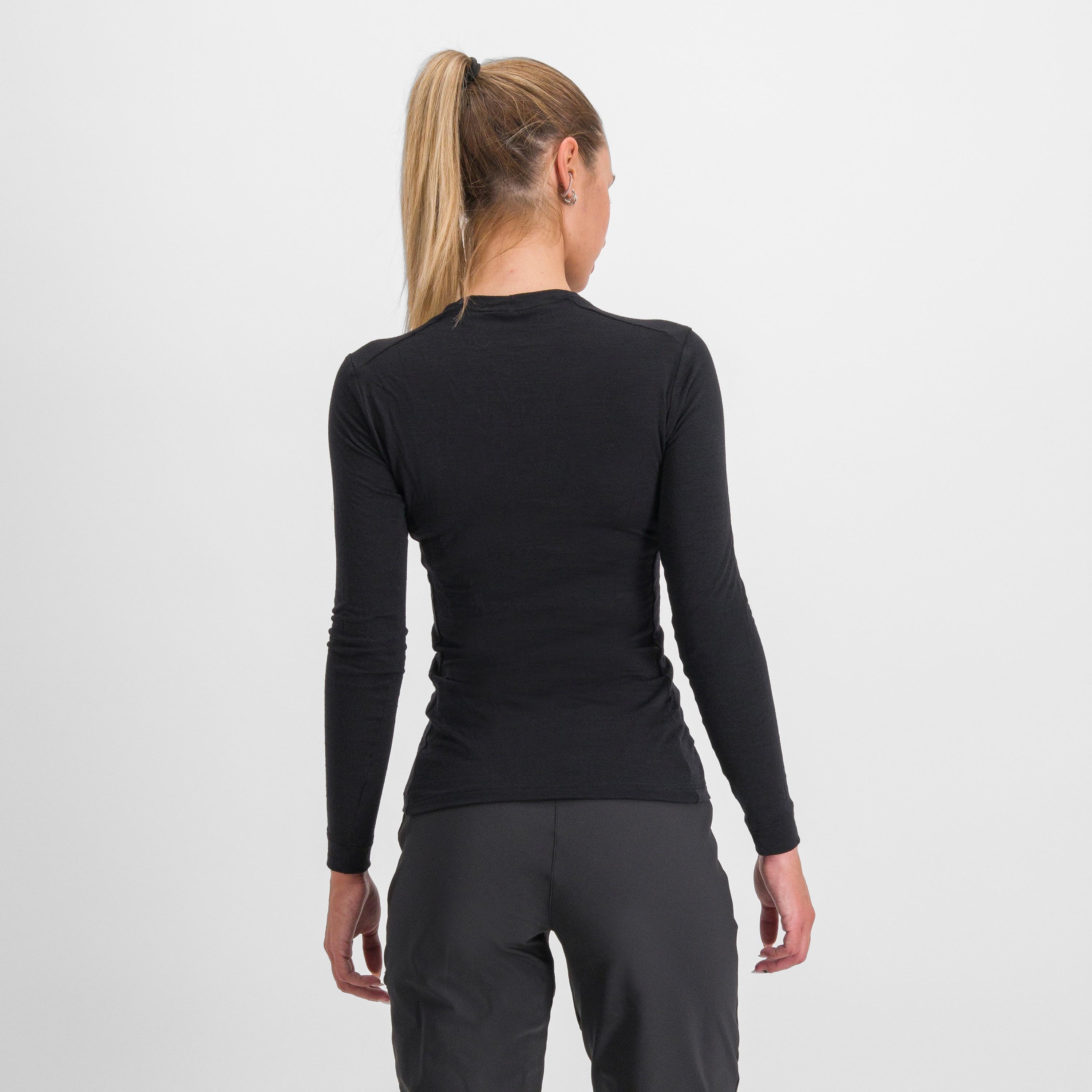 Merino w tee long sleeve - black - sportful