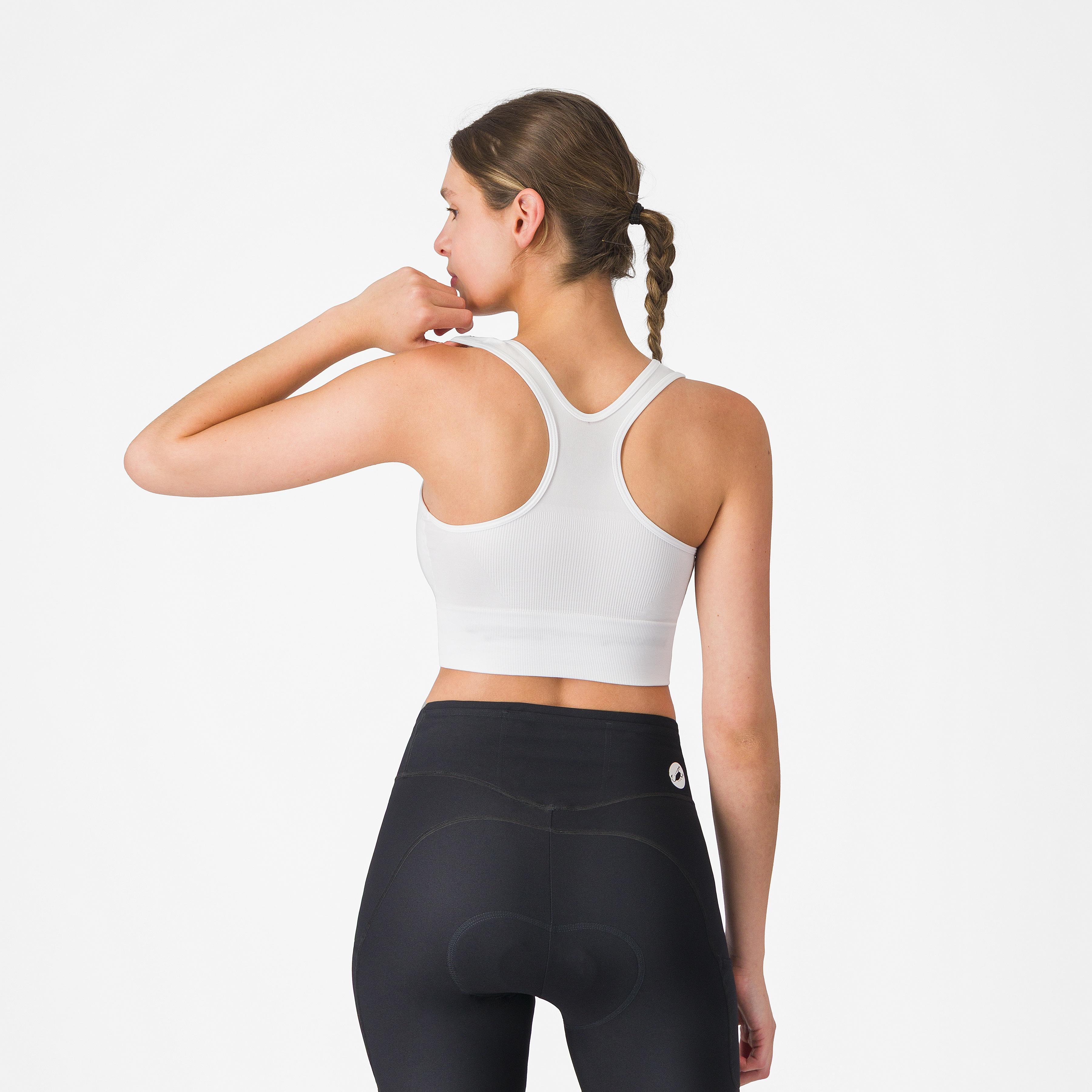 Comfort travel crop top - white - castelli