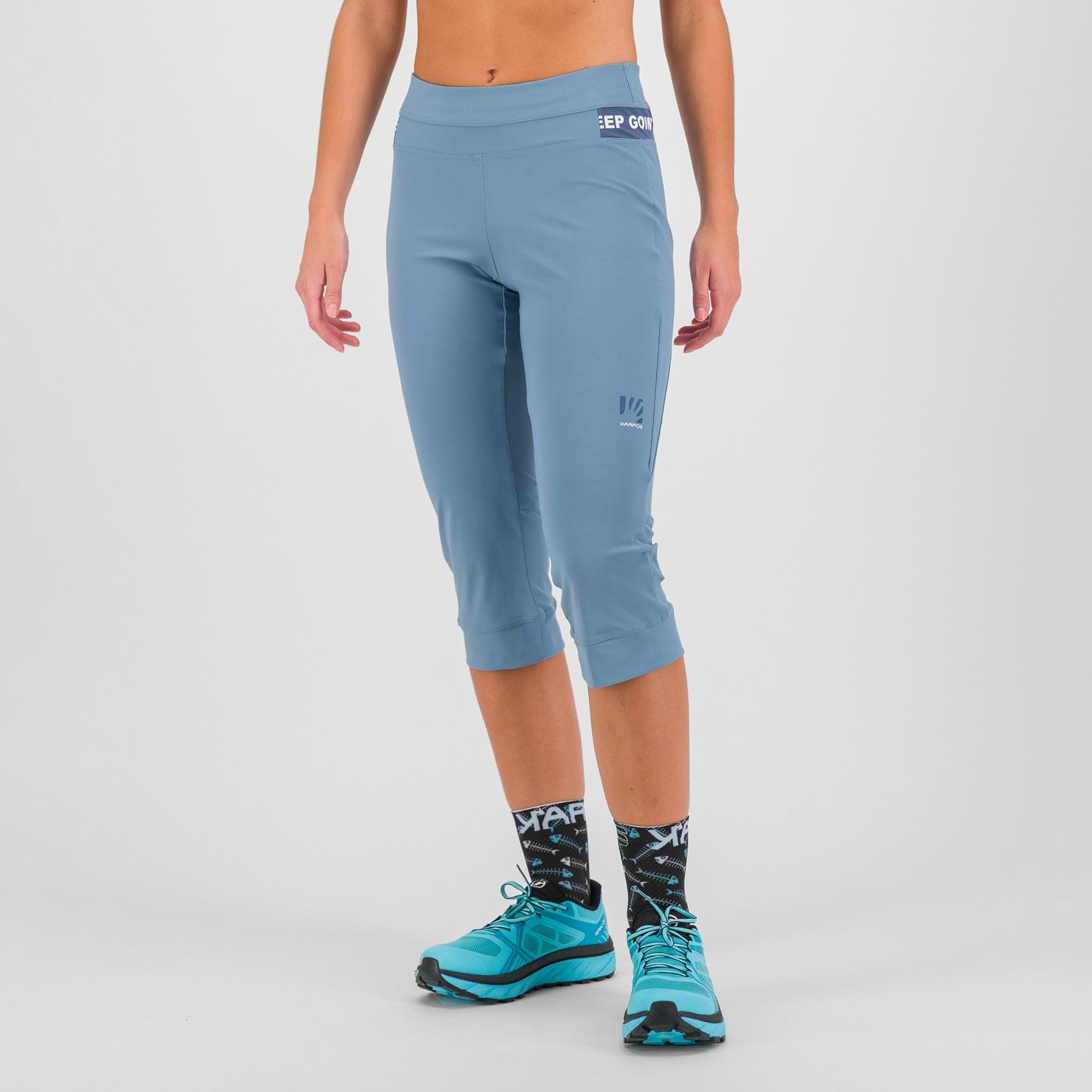 Easyfrizz w 3 4 pant - spring lake/vintage indigo - karpos