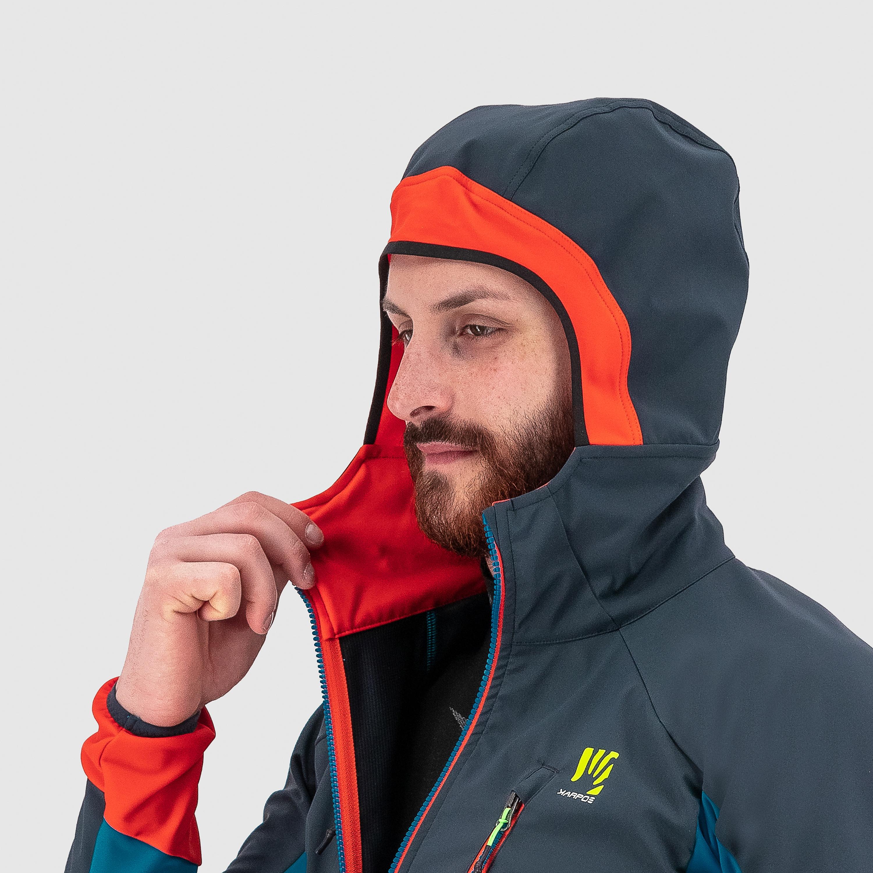Piz palu' evo jacket - india ink/blue jewel - karpos