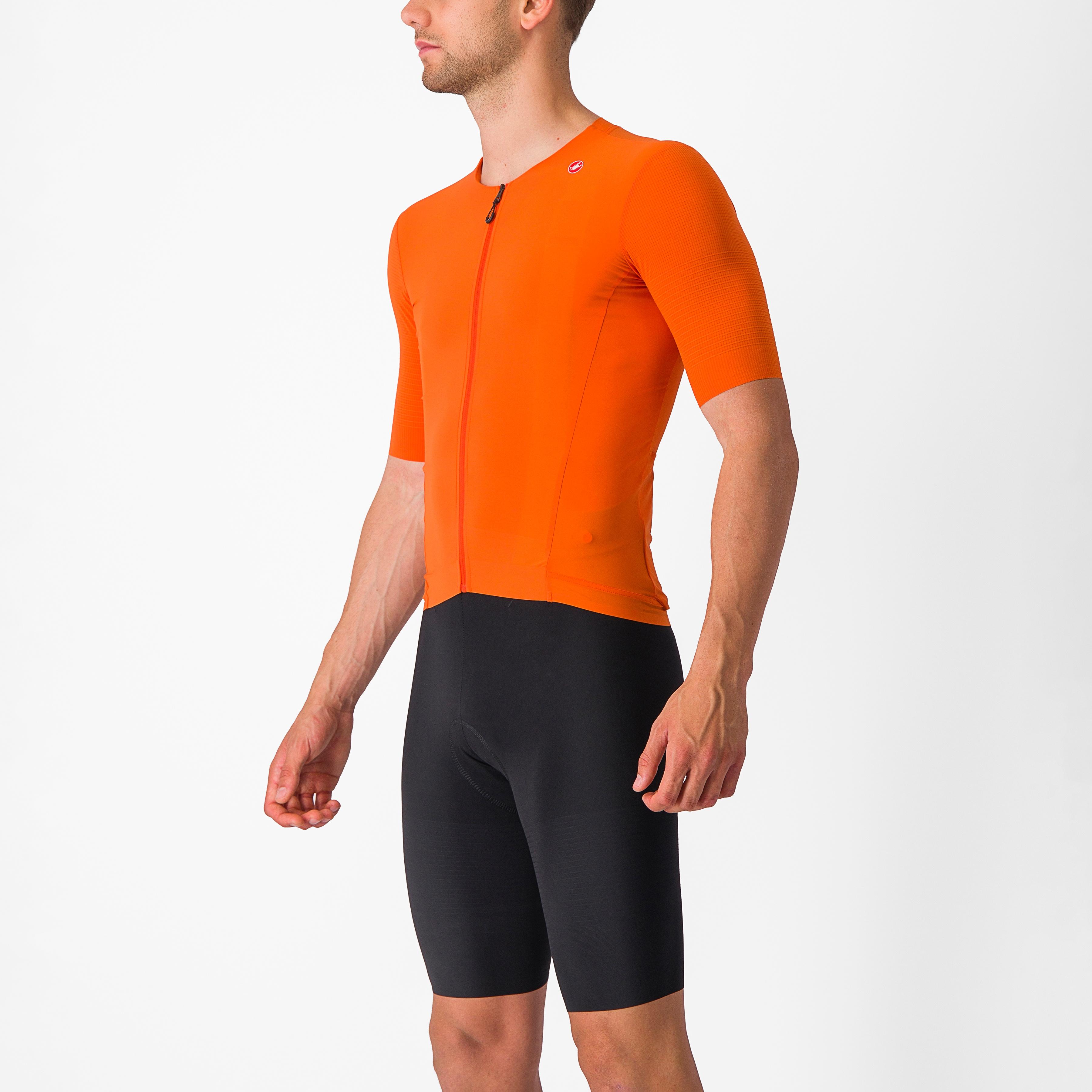 Premio black jersey - orange rust - castelli