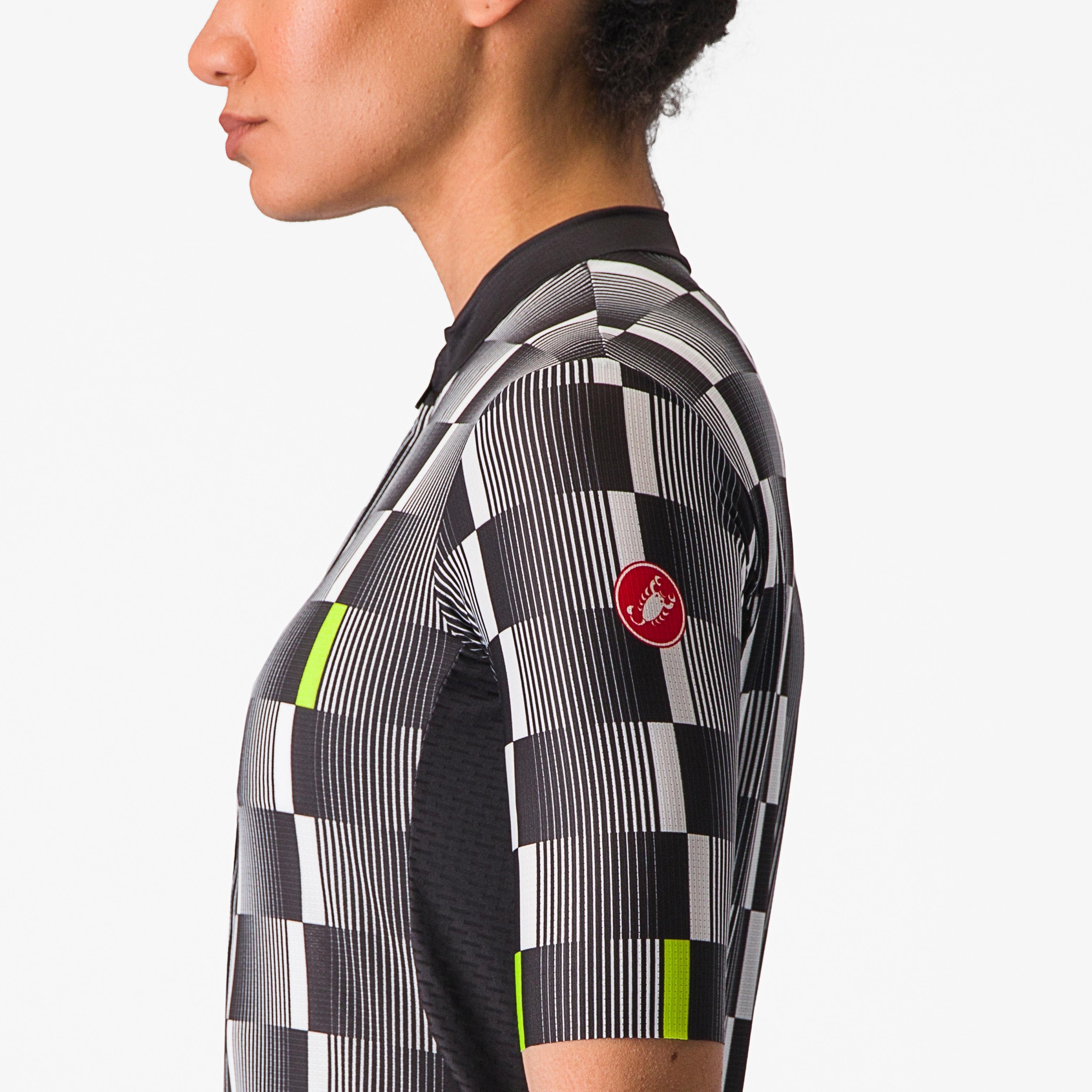 Dimensione jersey - black/white-electric lime - castelli